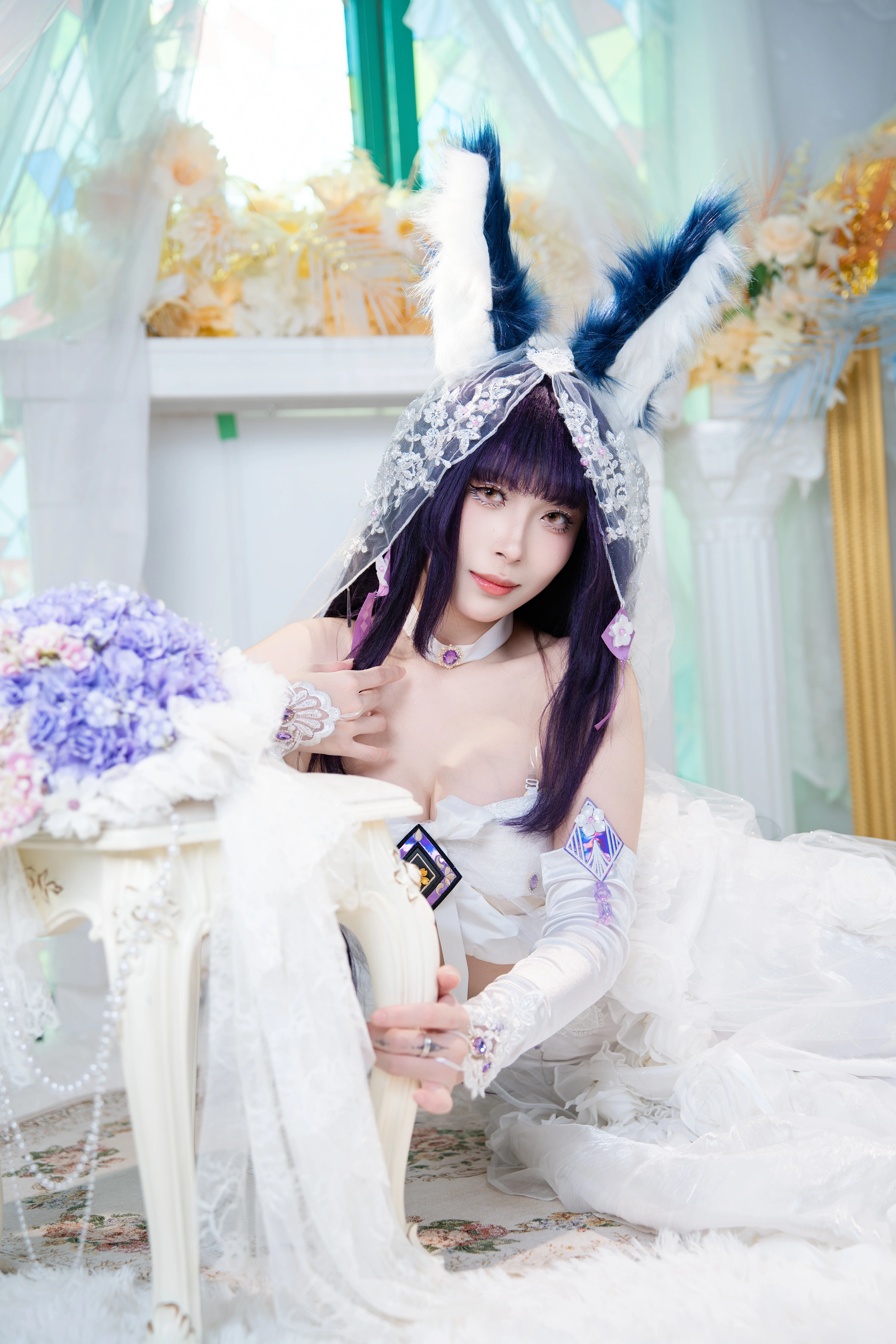 【武藏cos】碧蓝航线中那份紫藤花下的无暇心意