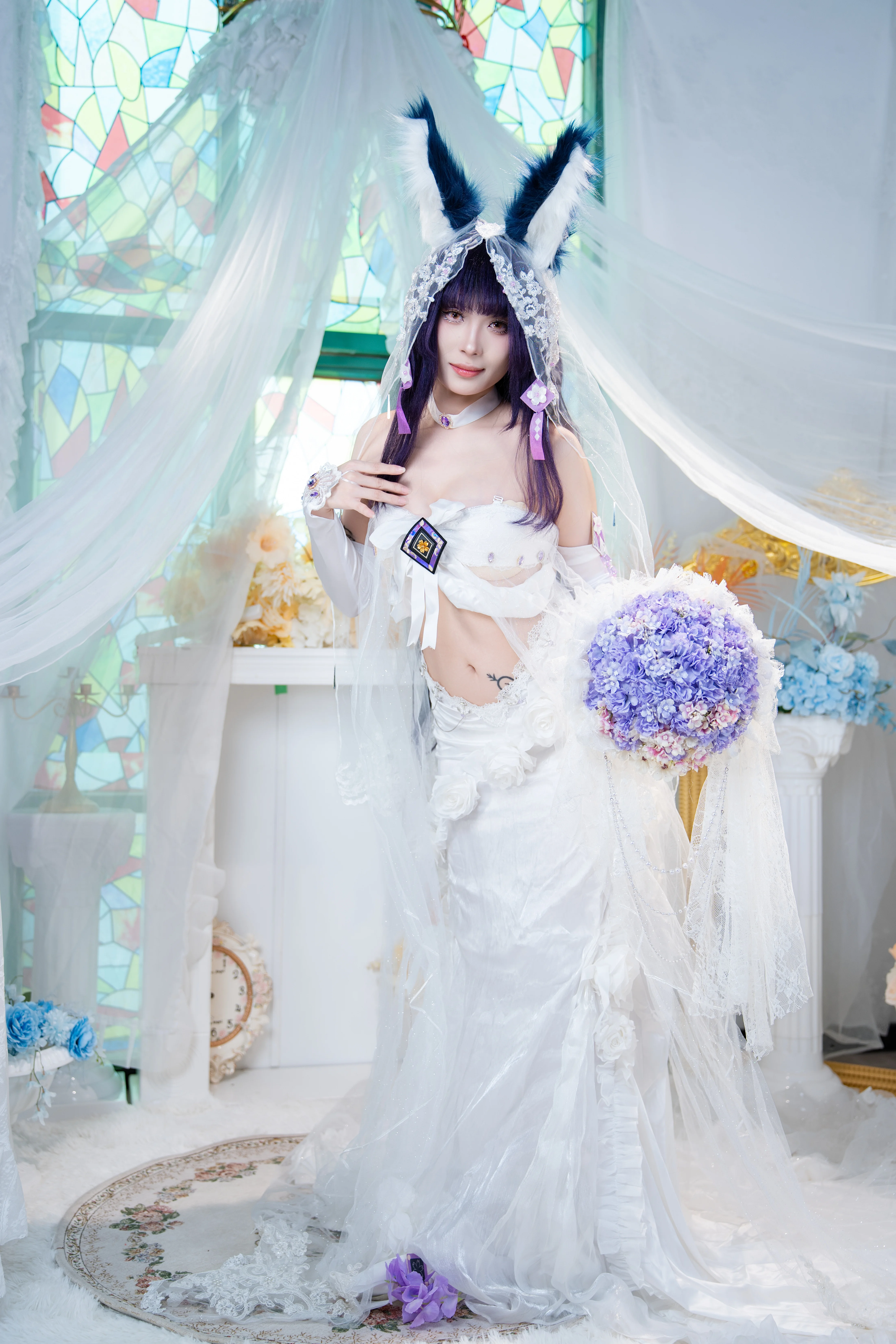 【武藏cos】碧蓝航线中那份紫藤花下的无暇心意 - 第 3 张