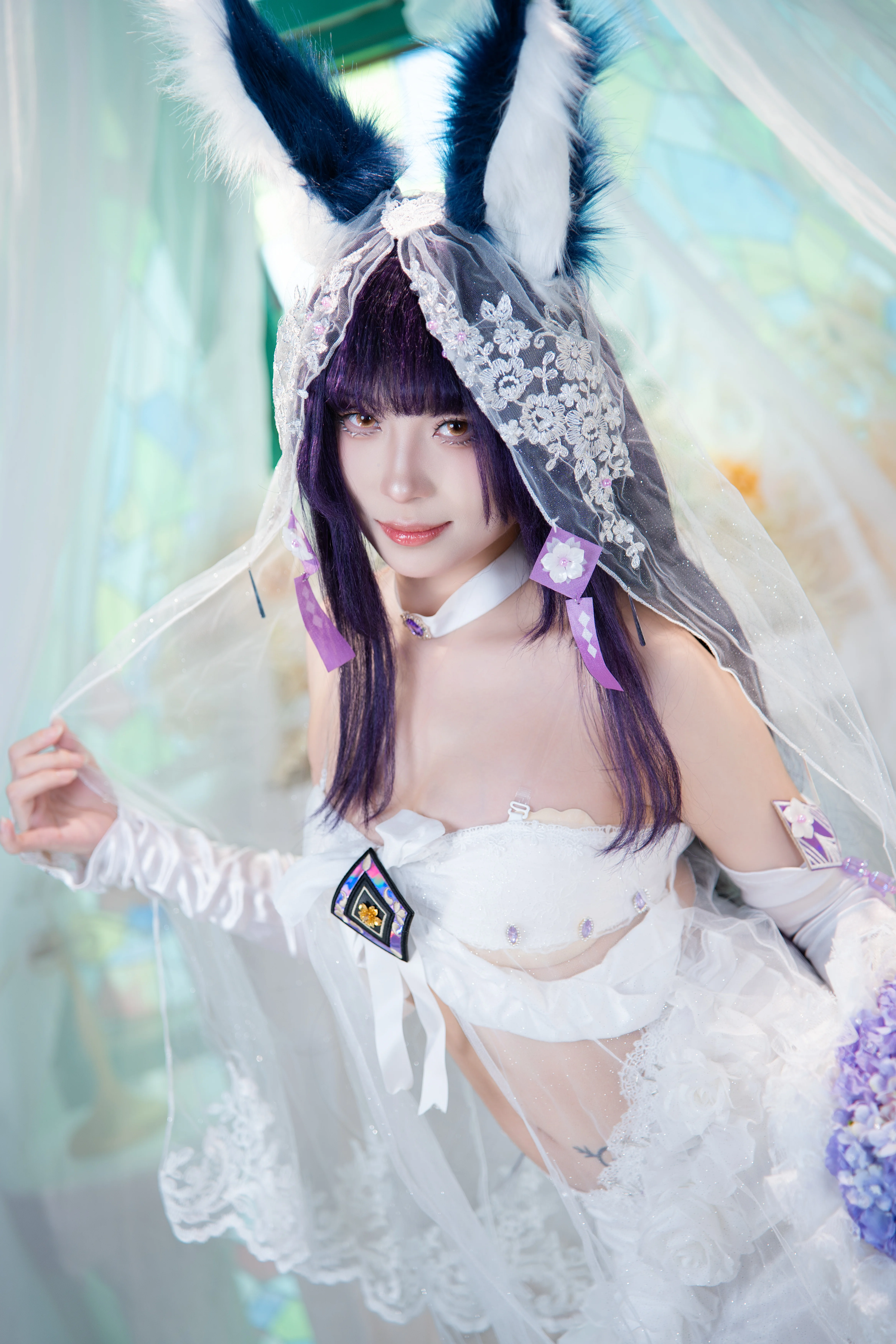 【武藏cos】碧蓝航线中那份紫藤花下的无暇心意 - 第 4 张