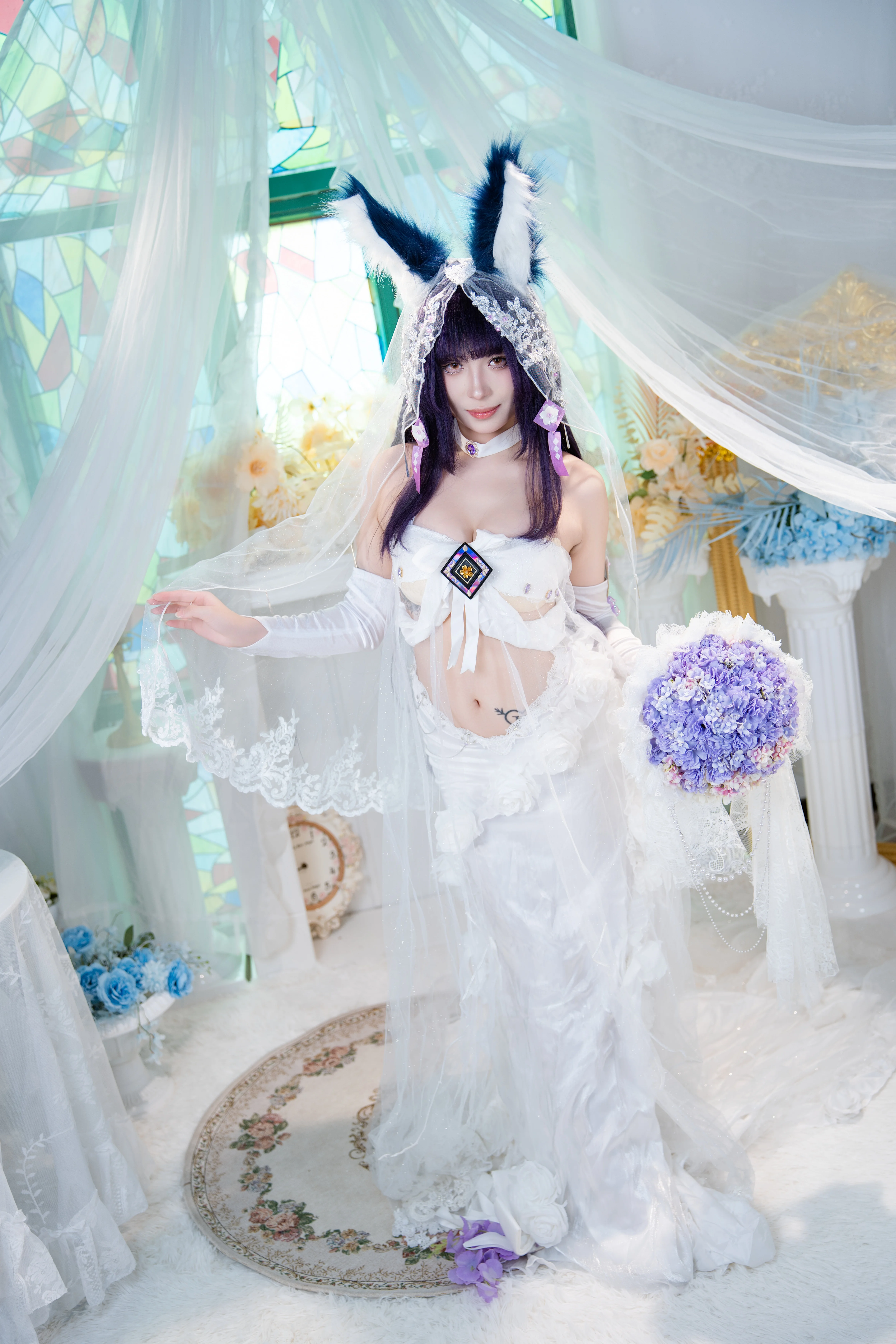 【武藏cos】碧蓝航线中那份紫藤花下的无暇心意 - 第 5 张