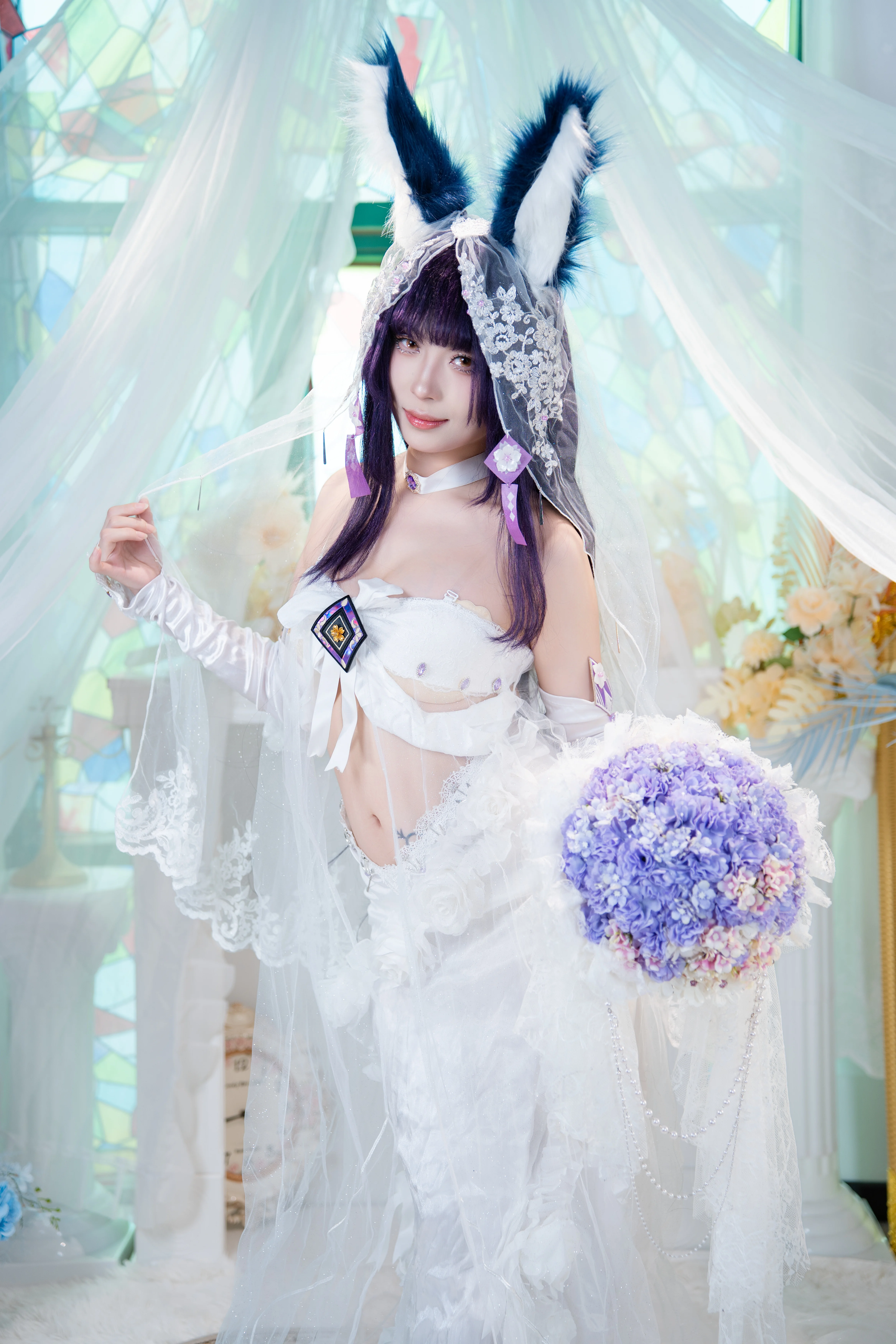 【武藏cos】碧蓝航线中那份紫藤花下的无暇心意 - 第 7 张