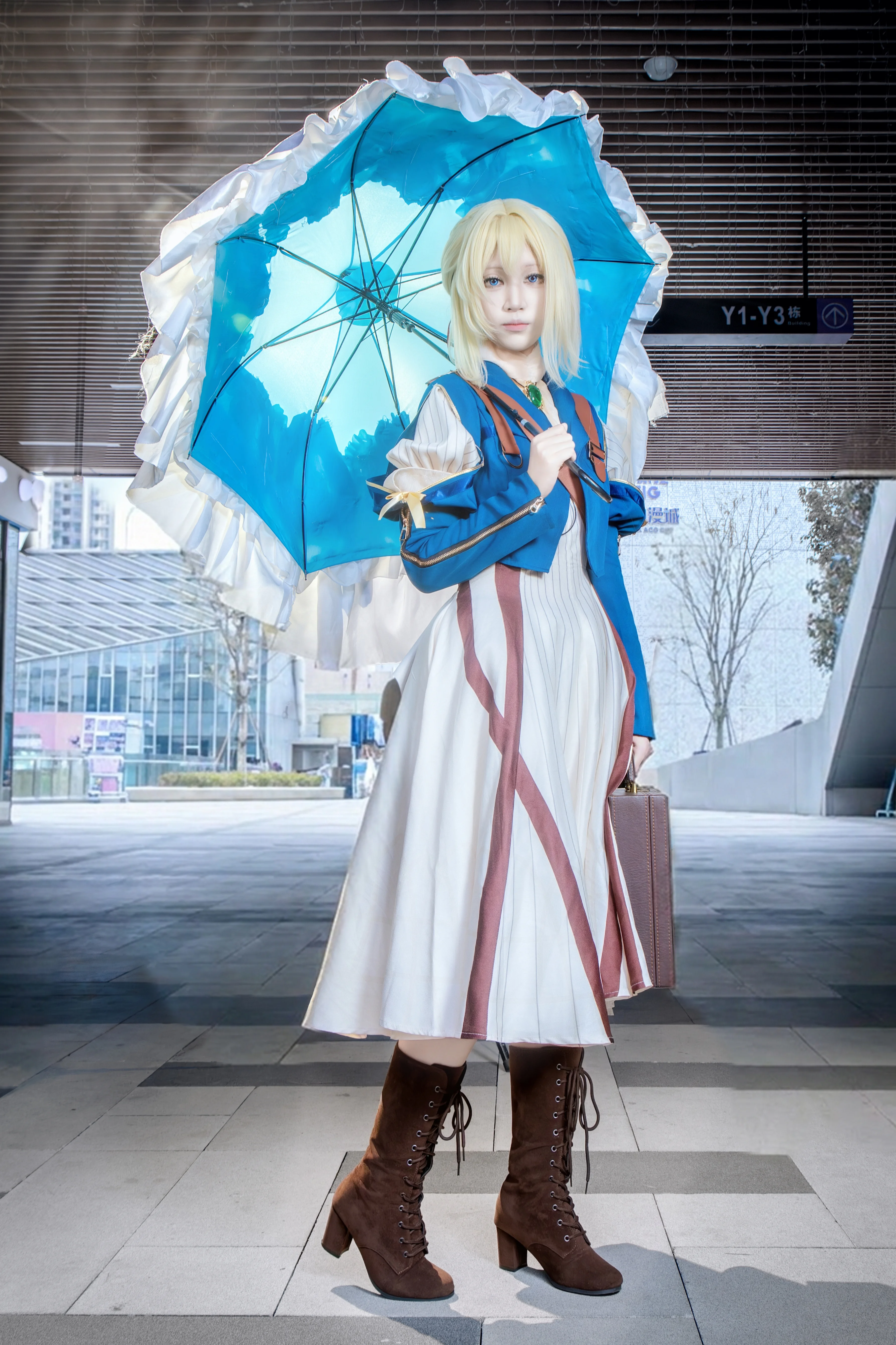 【薇尔莉特伊芙加登cos】紫罗兰永恒花园，执笔寻爱的温柔演绎