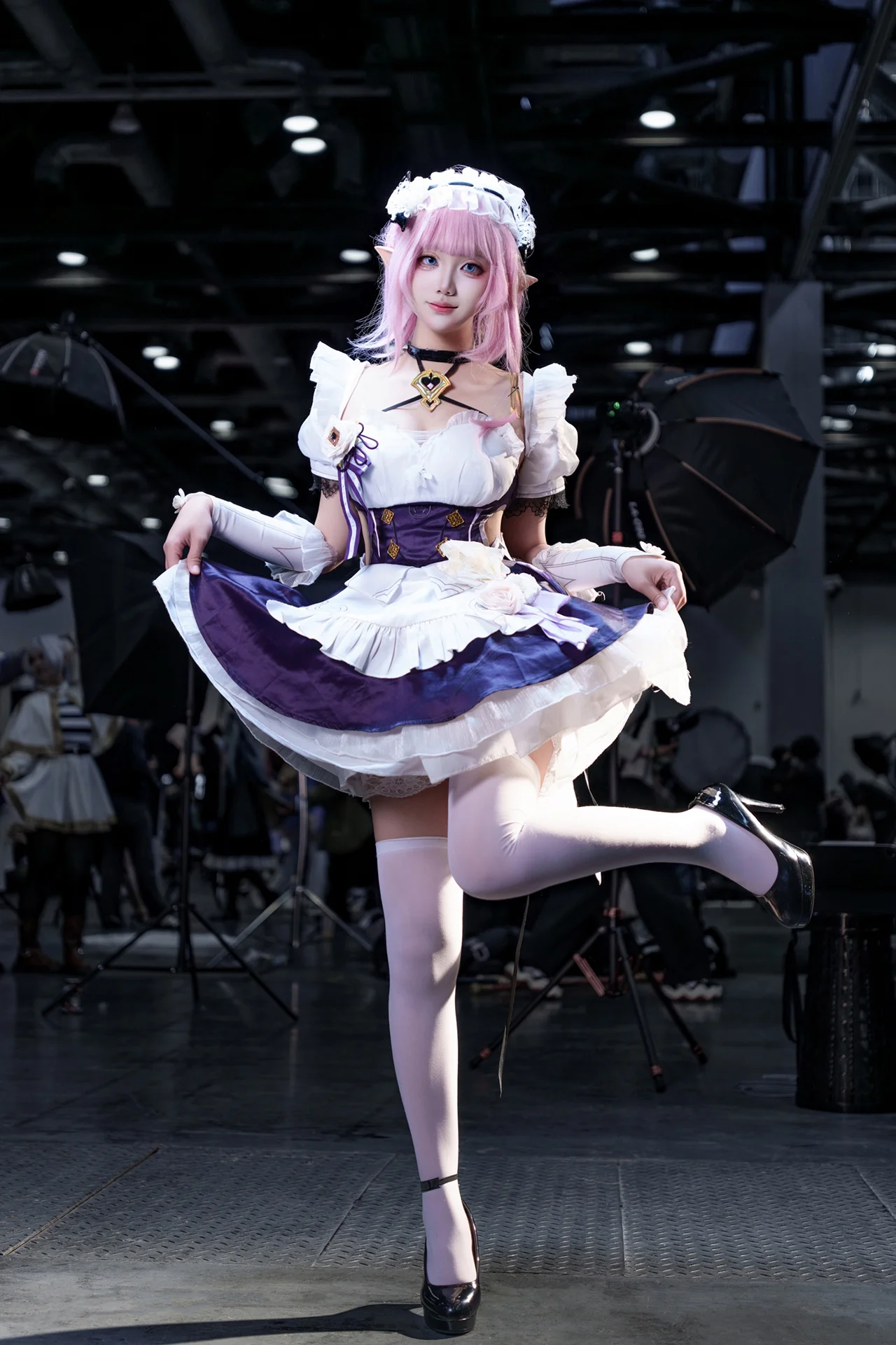 【エリシア コスプレ】崩壊3rdピンクメイドのイベント写真 - 2 枚目