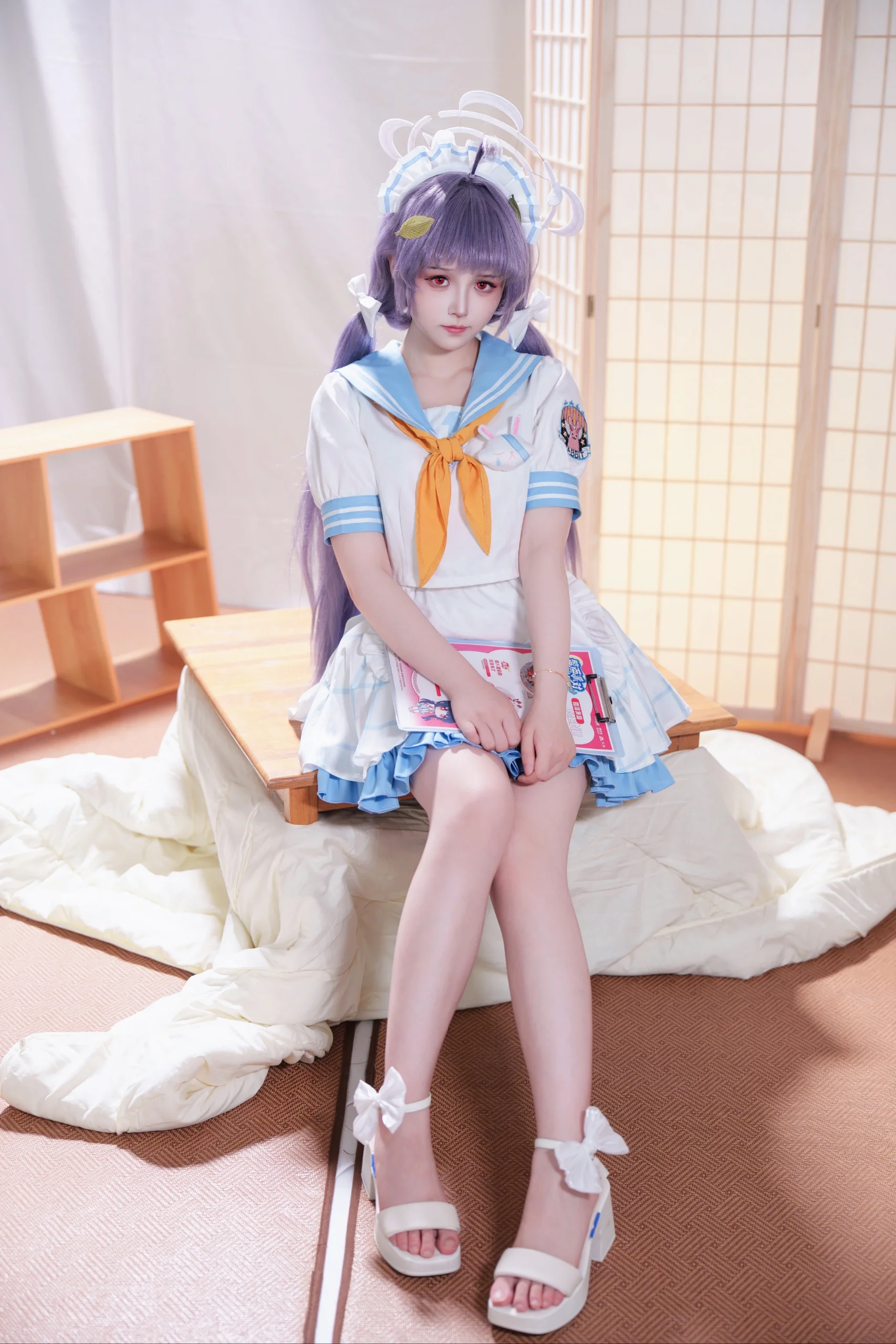 【霞沢美游cos】蔚蓝档案中的特别搜查官，同人产粮节实录 - 第 3 张