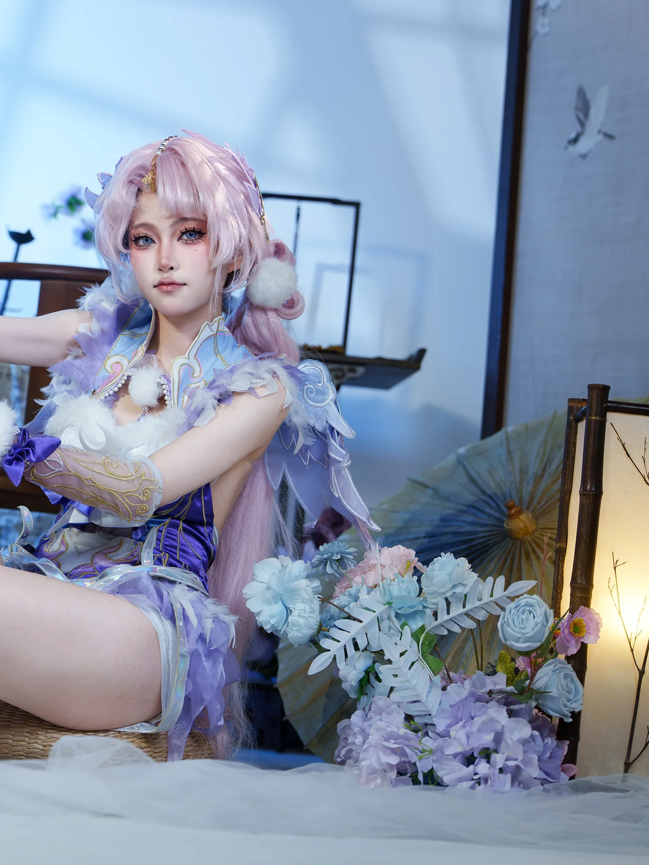 【殷紫萍cos】永劫无间手游，想要金长剑也要经常见 - 第 3 张