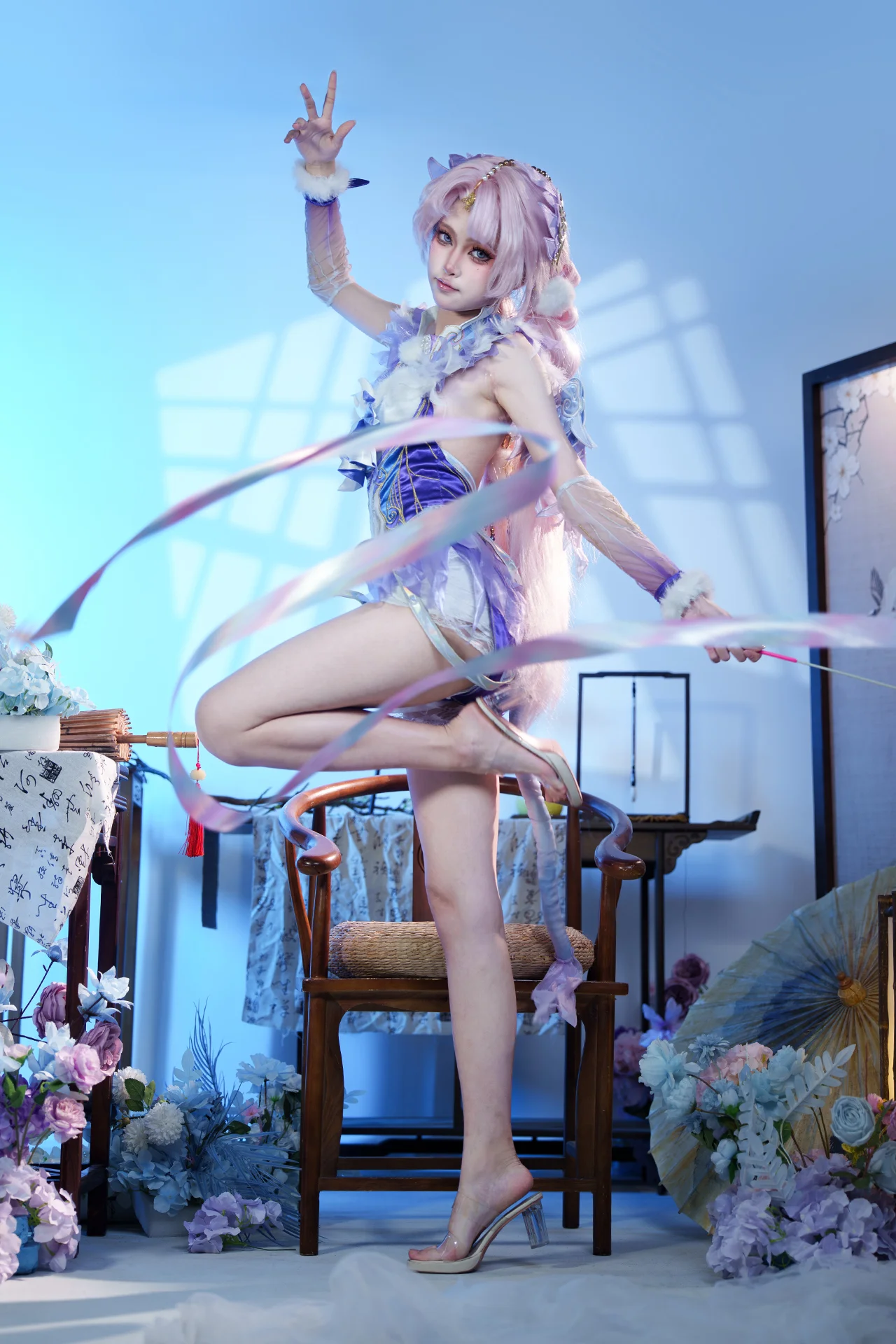 【殷紫萍cos】永劫无间手游，想要金长剑也要经常见