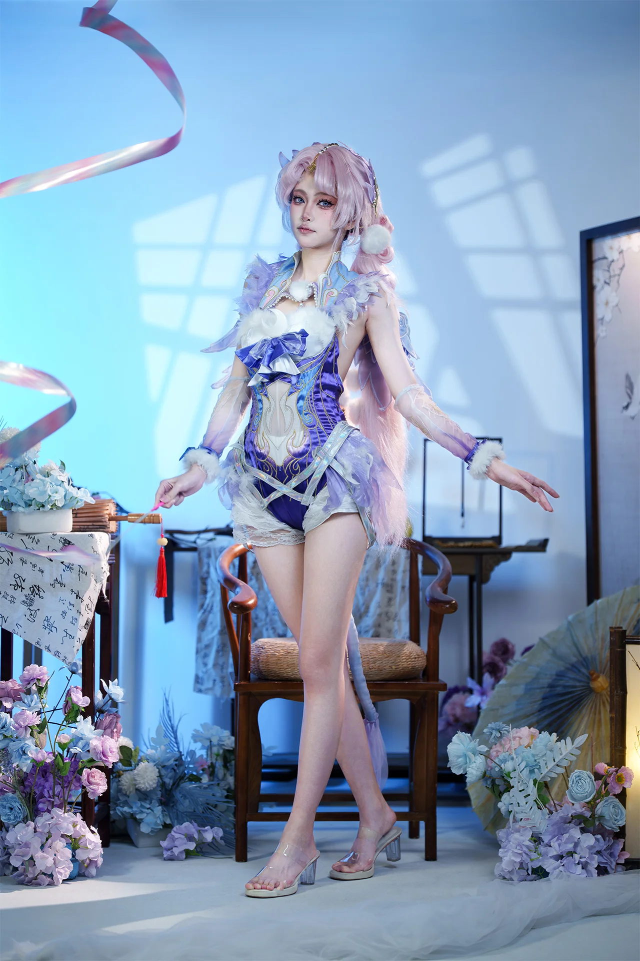 【殷紫萍cos】永劫无间手游里的妙手回春，紫萍参上！ - 第 2 张