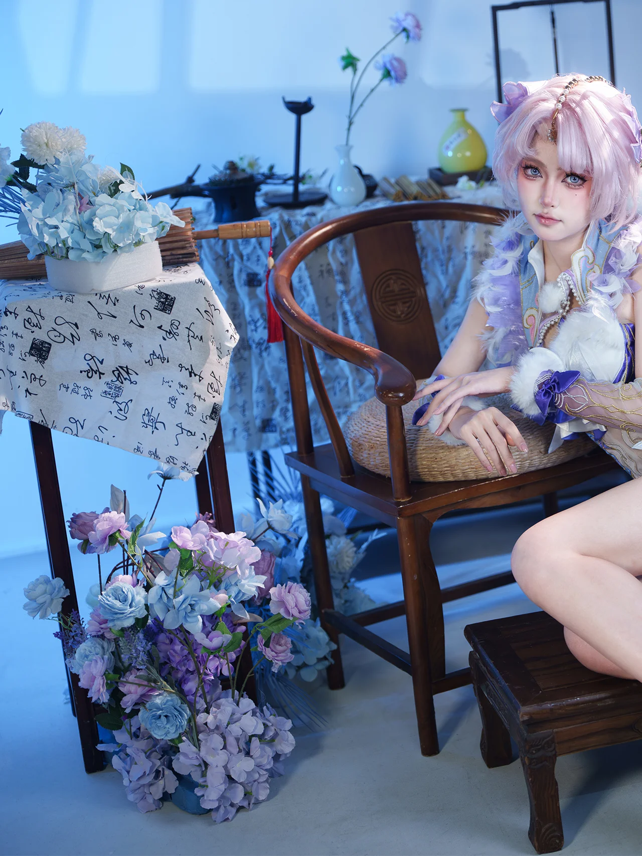 【殷紫萍cos】永劫无间手游里的妙手回春，紫萍参上！ - 第 3 张