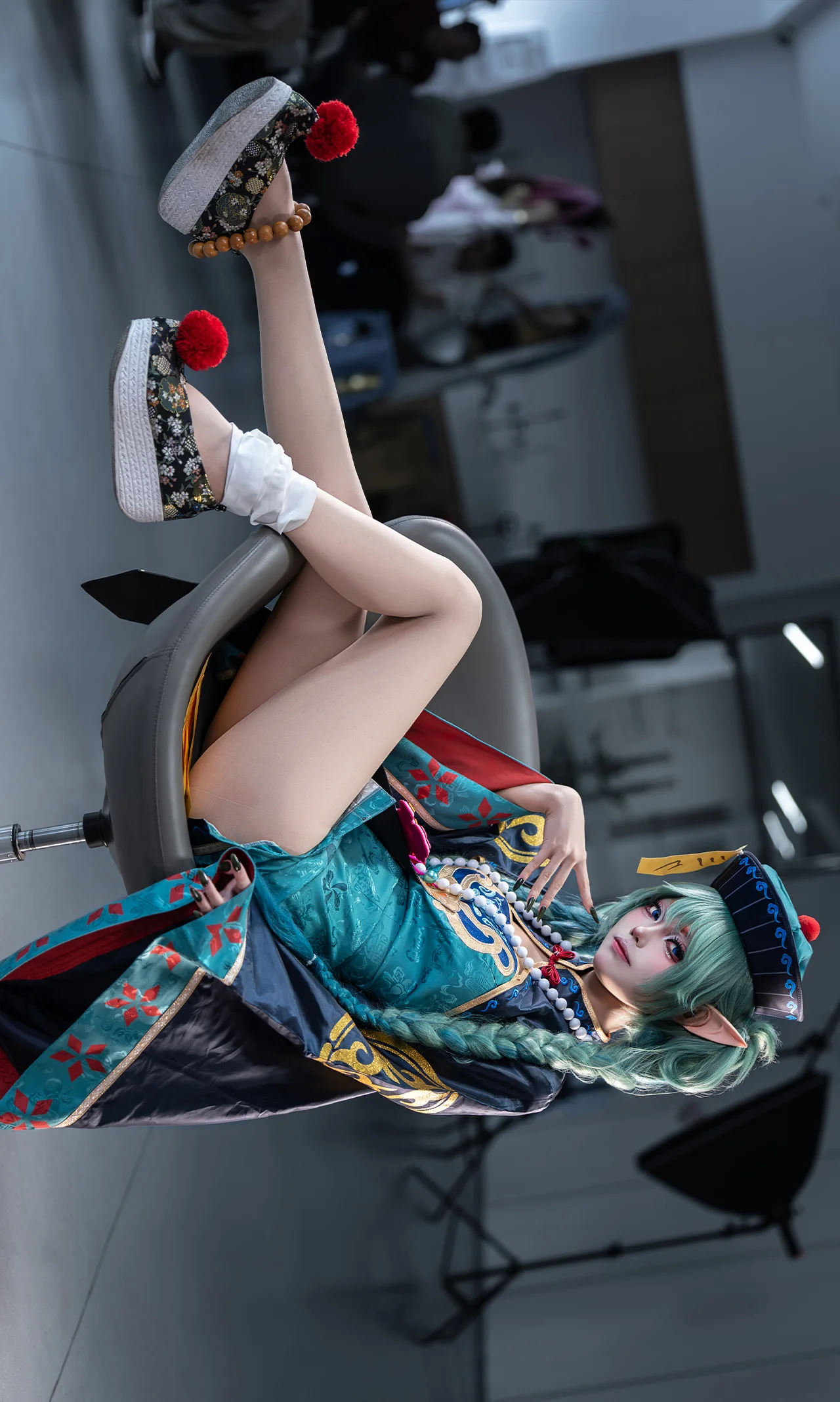 [Hatsune Miku cosplay] Hatsune Little Zombie Look Convention Photos, A Blend of Playfulness and Chinese Style - Image 3
