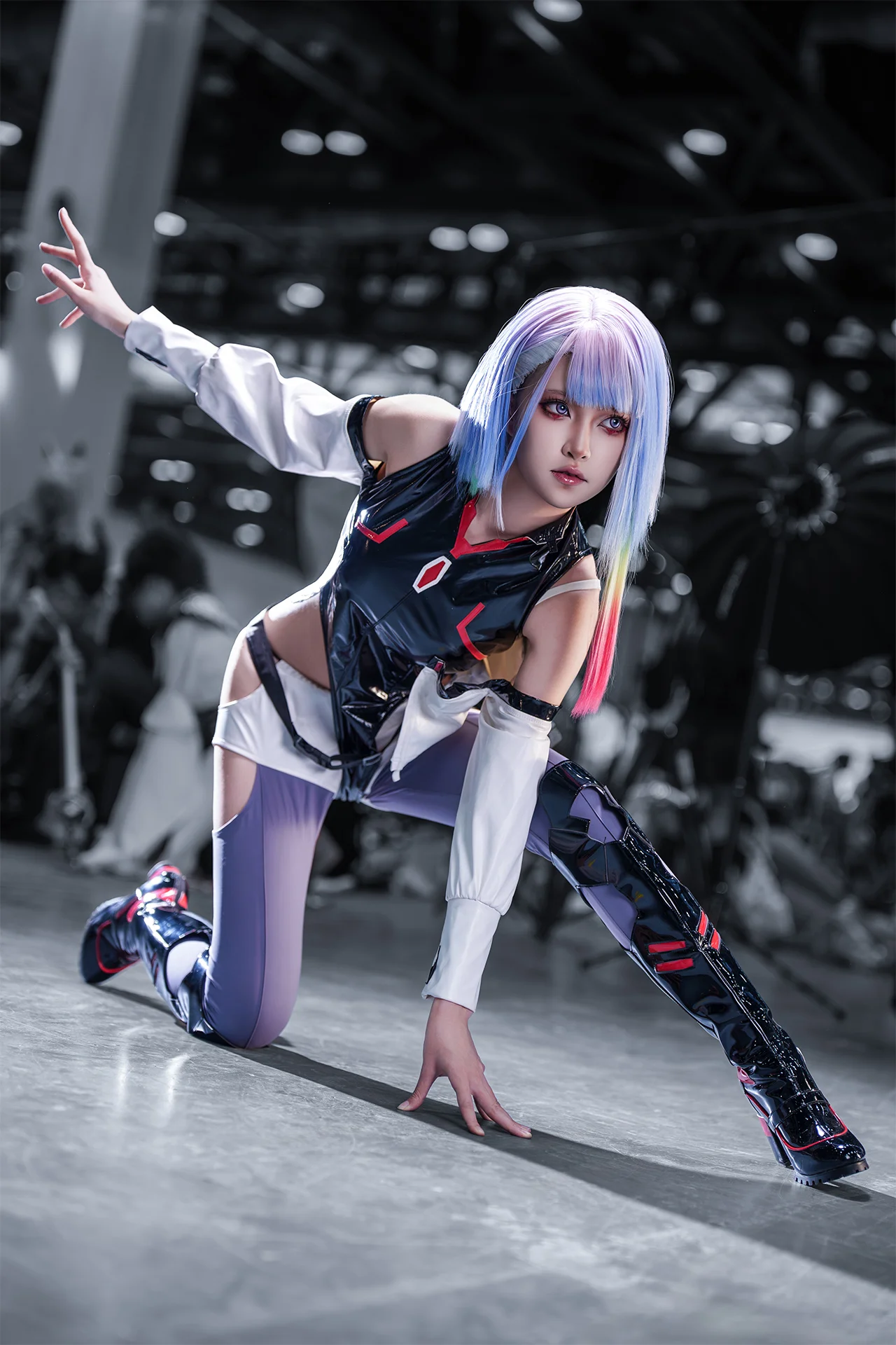 【露西cos】赛博朋克边缘行者的霓虹回溯与月球约定 - 第 1 张