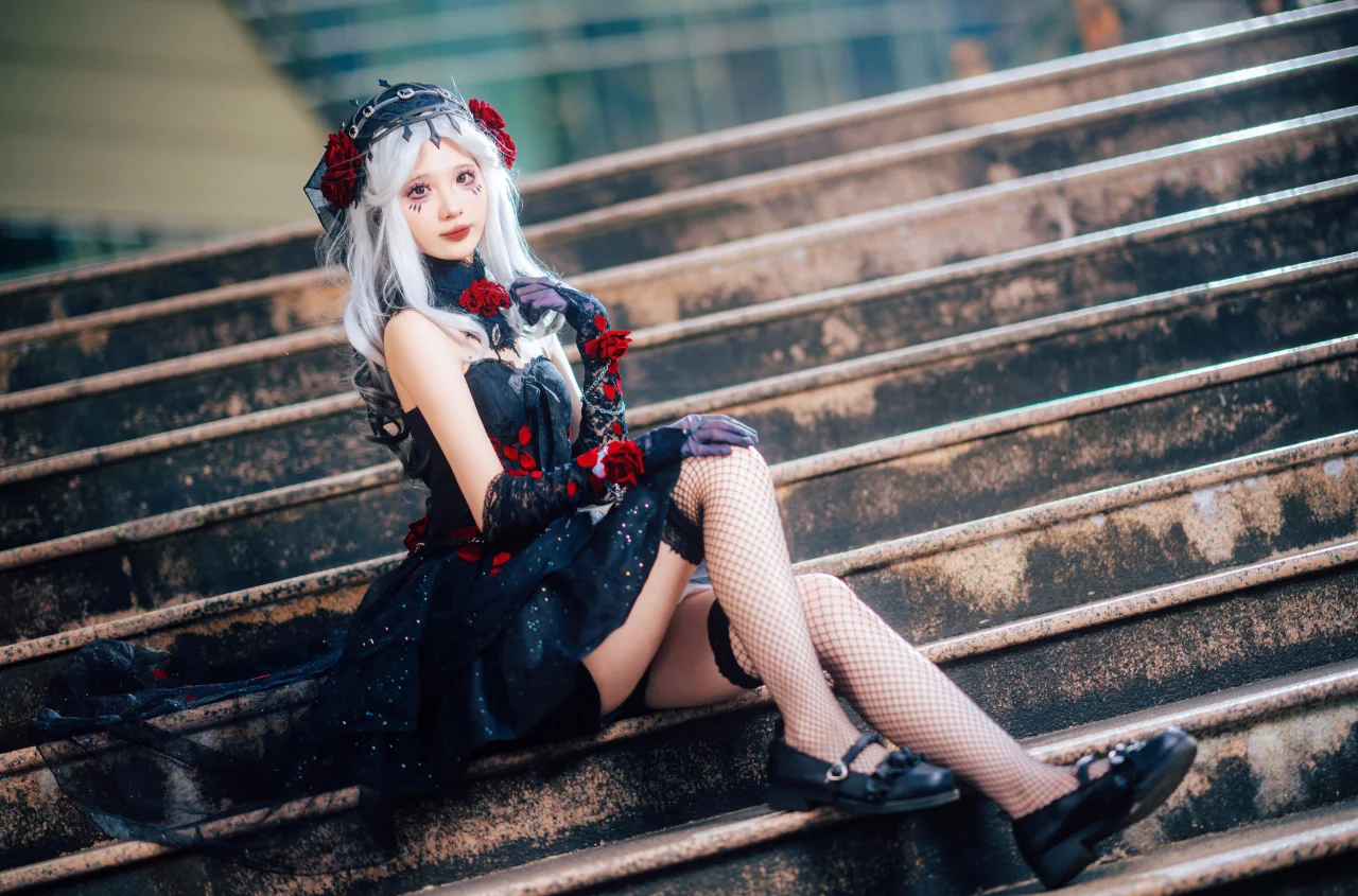 【第五人格心理学家长夜cos】长夜星辰下的哥特风影像 - 第 3 张