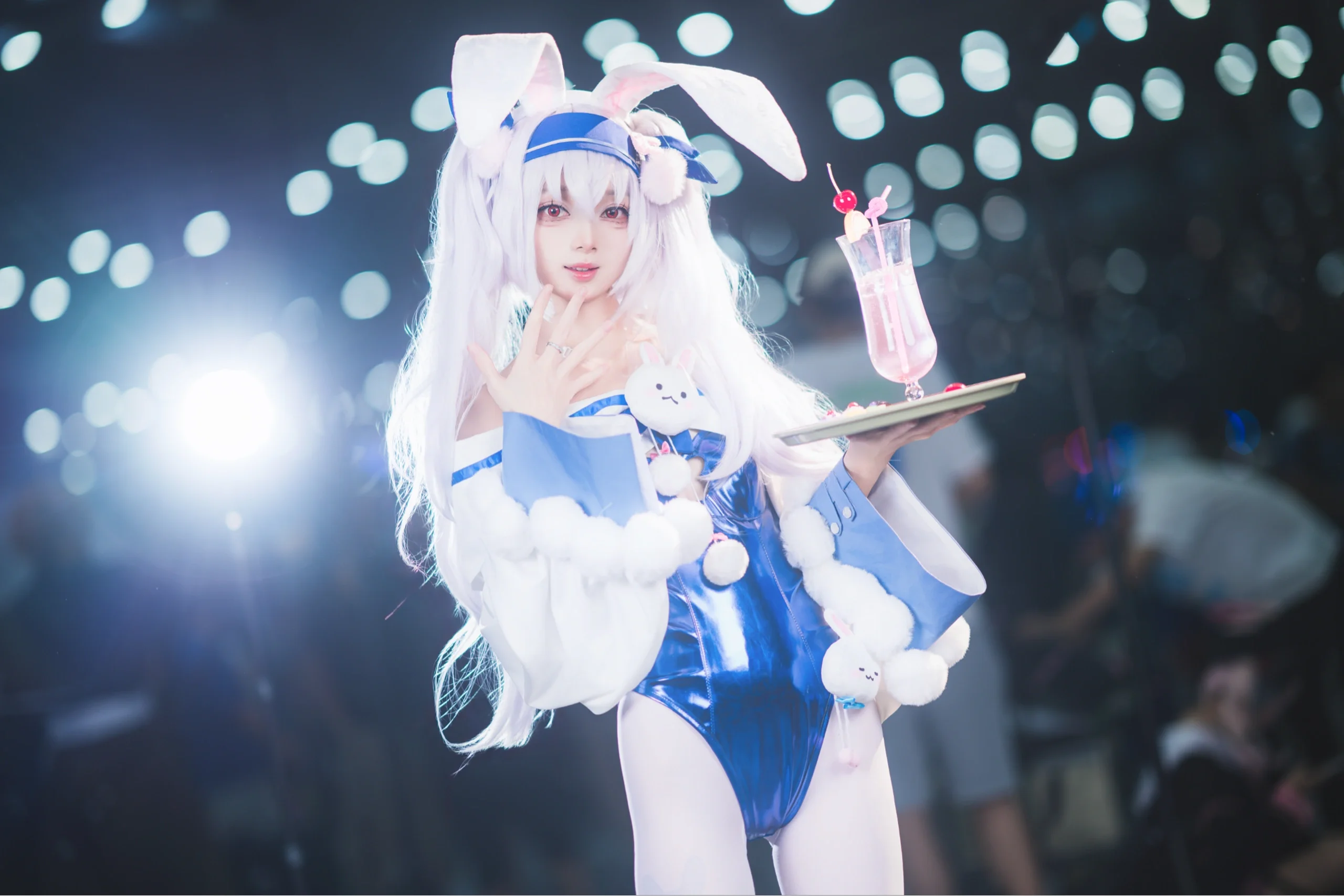 【ラフィー コスプレ】アズールレーンの深圳アニメフェスティバル バニーガール実写 - 10 枚目