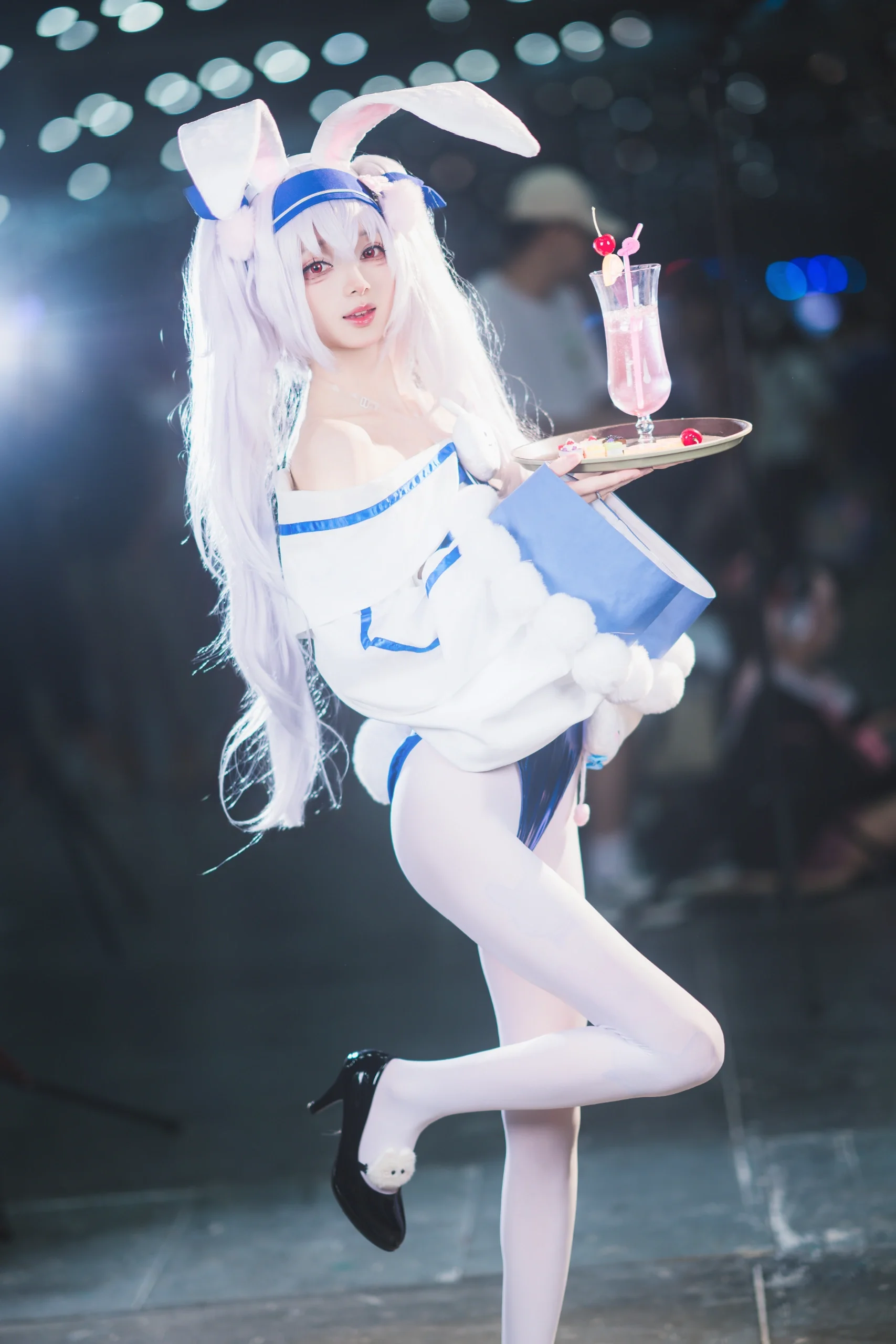 【ラフィー コスプレ】アズールレーンの深圳アニメフェスティバル バニーガール実写 - 11 枚目