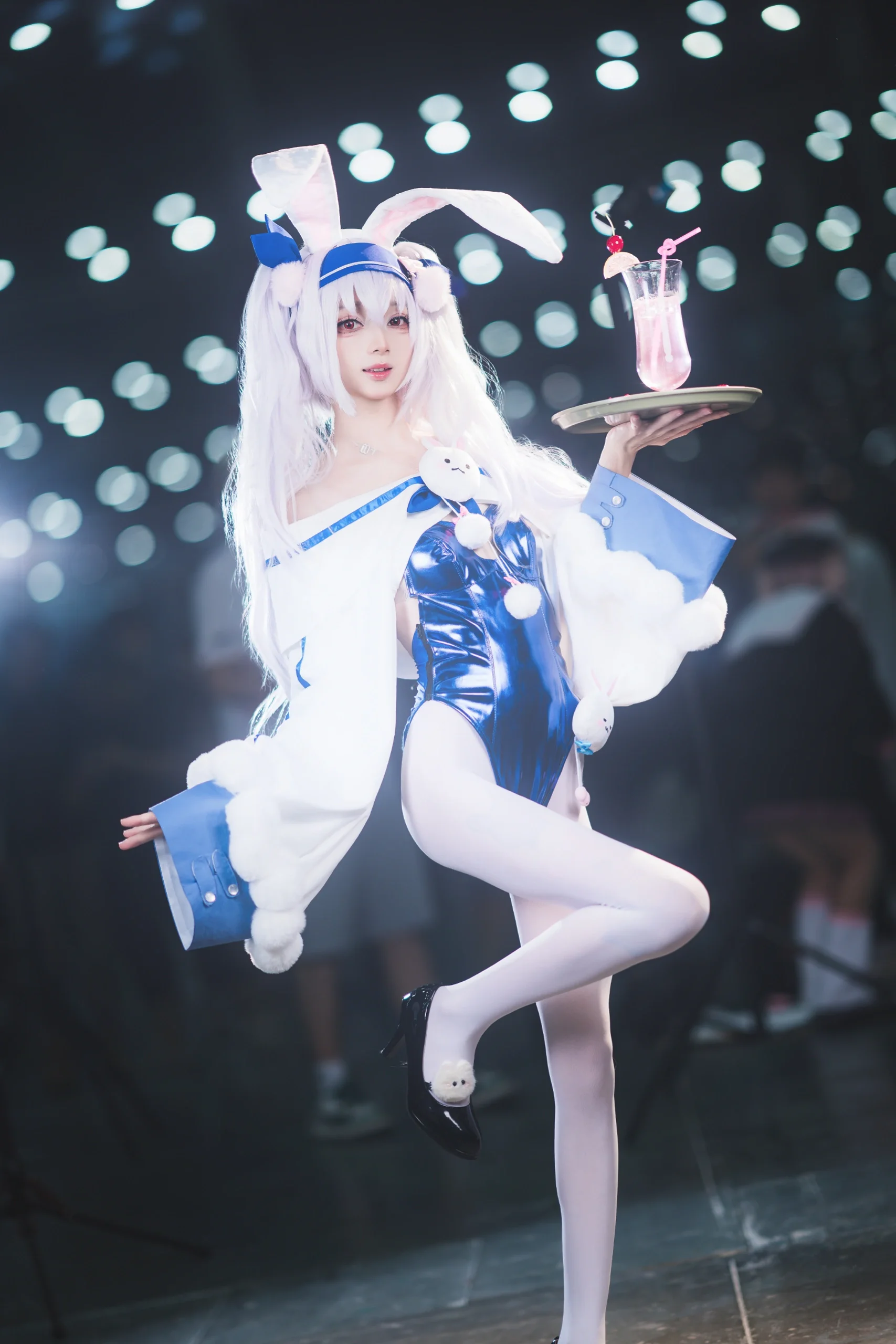 【ラフィー コスプレ】アズールレーンの深圳アニメフェスティバル バニーガール実写 - 12 枚目