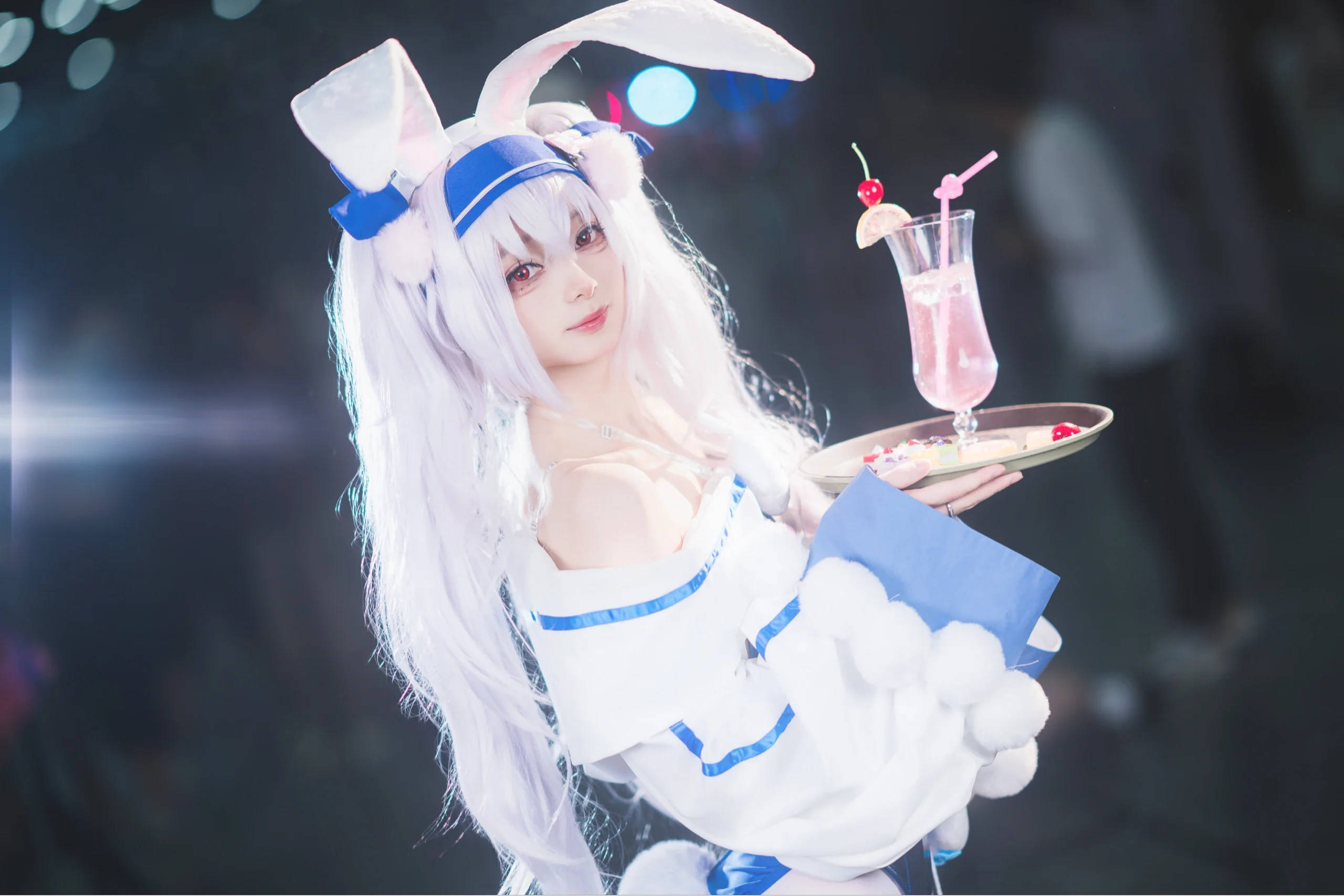 【ラフィー コスプレ】アズールレーンの深圳アニメフェスティバル バニーガール実写 - 13 枚目