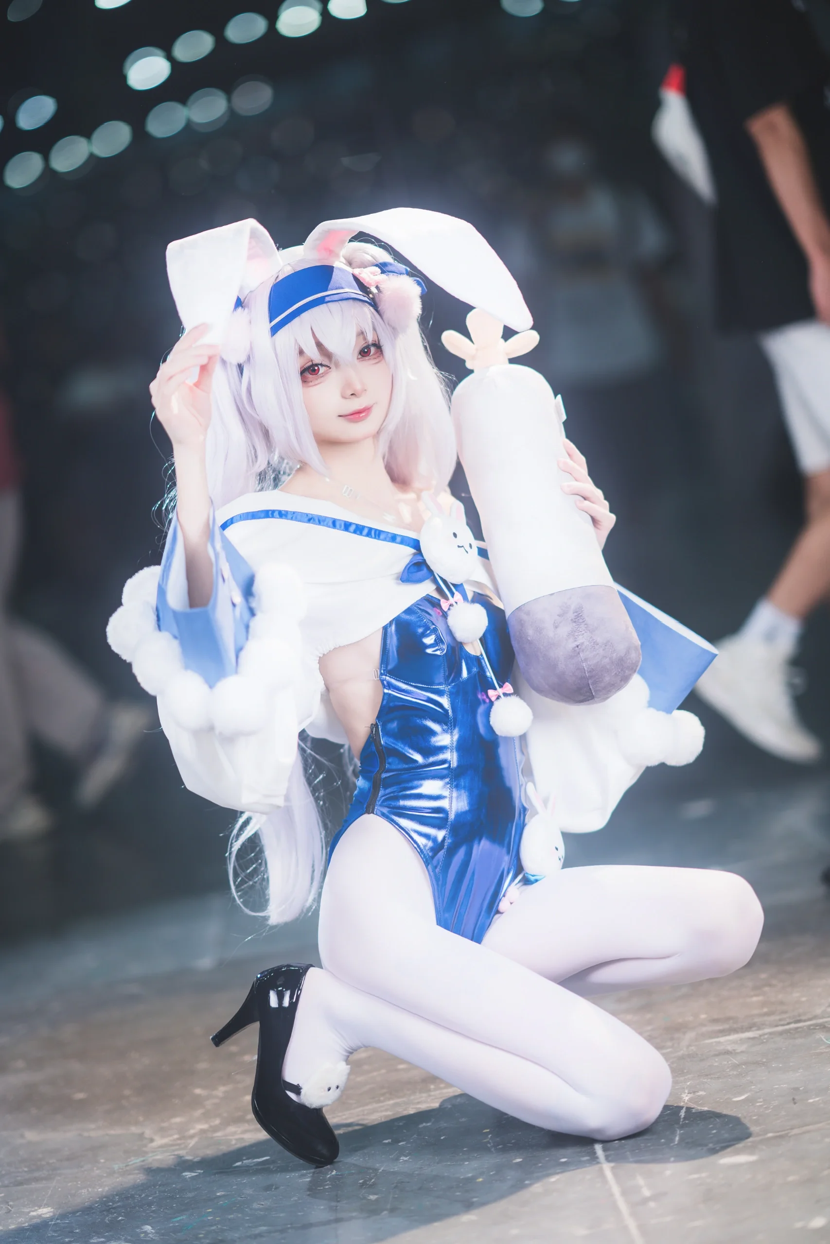 【ラフィー コスプレ】アズールレーンの深圳アニメフェスティバル バニーガール実写 - 14 枚目
