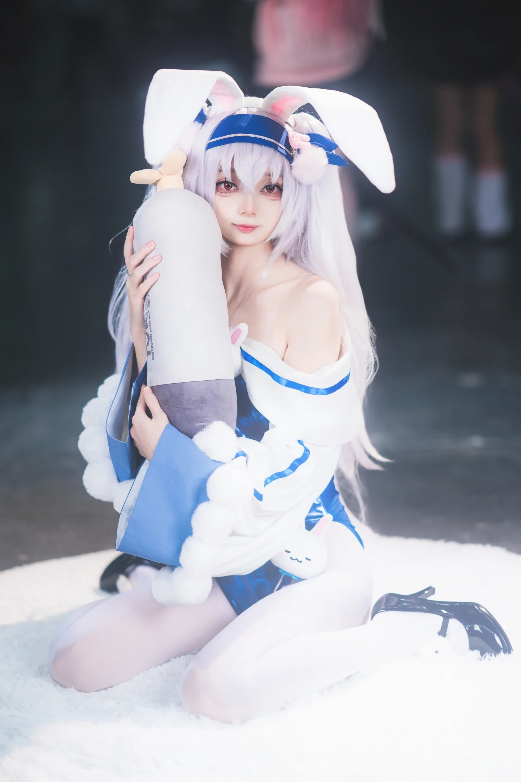 【ラフィー コスプレ】アズールレーンの深圳アニメフェスティバル バニーガール実写 - 3 枚目