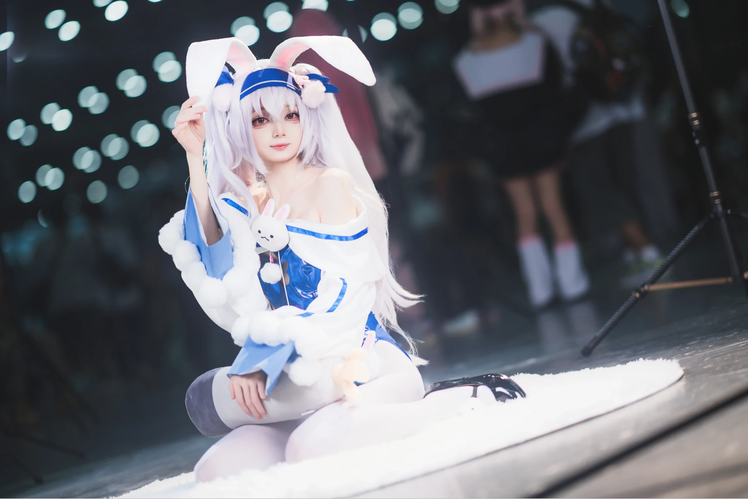 【ラフィー コスプレ】アズールレーンの深圳アニメフェスティバル バニーガール実写 - 8 枚目