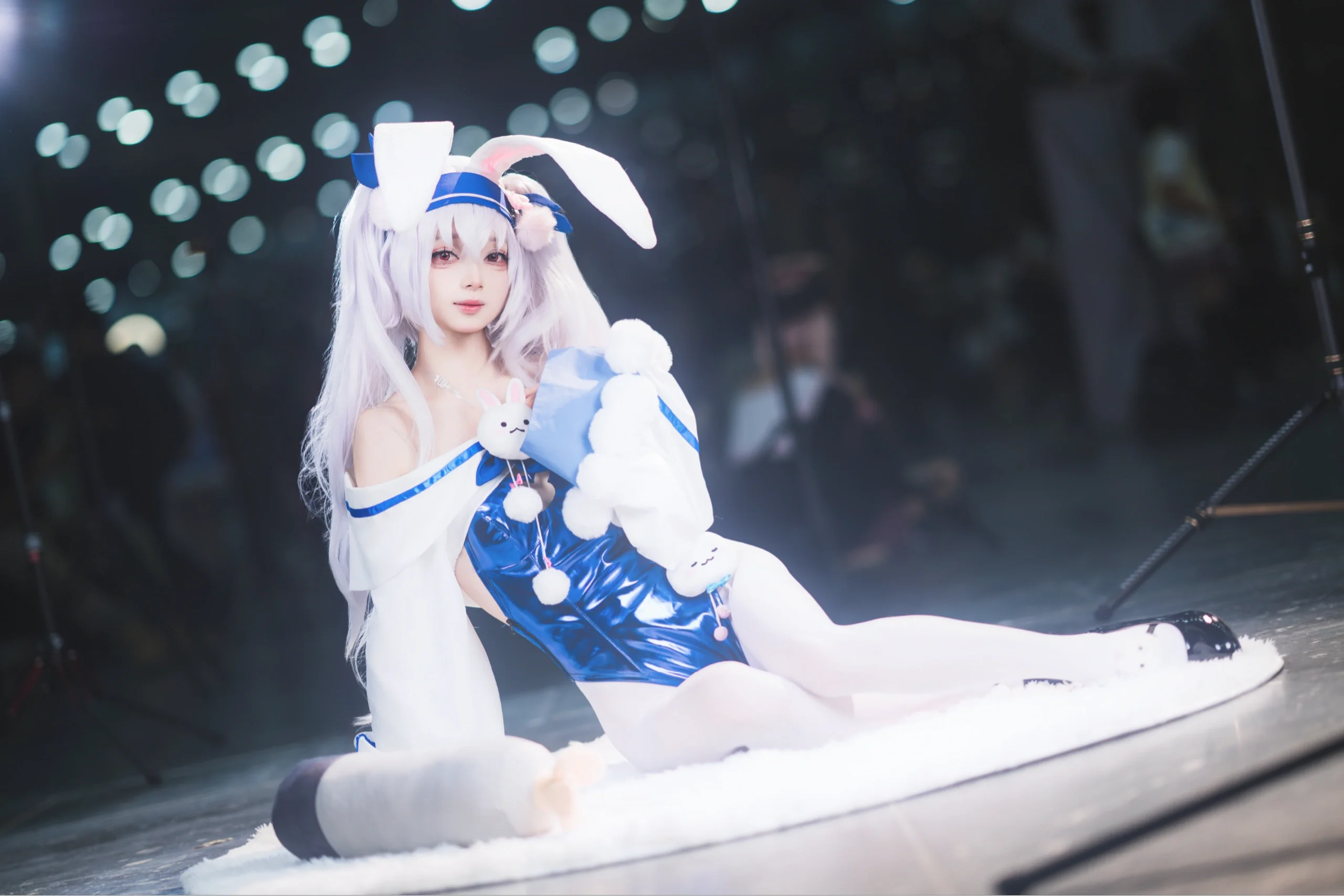 【ラフィー コスプレ】アズールレーンの深圳アニメフェスティバル バニーガール実写 - 9 枚目