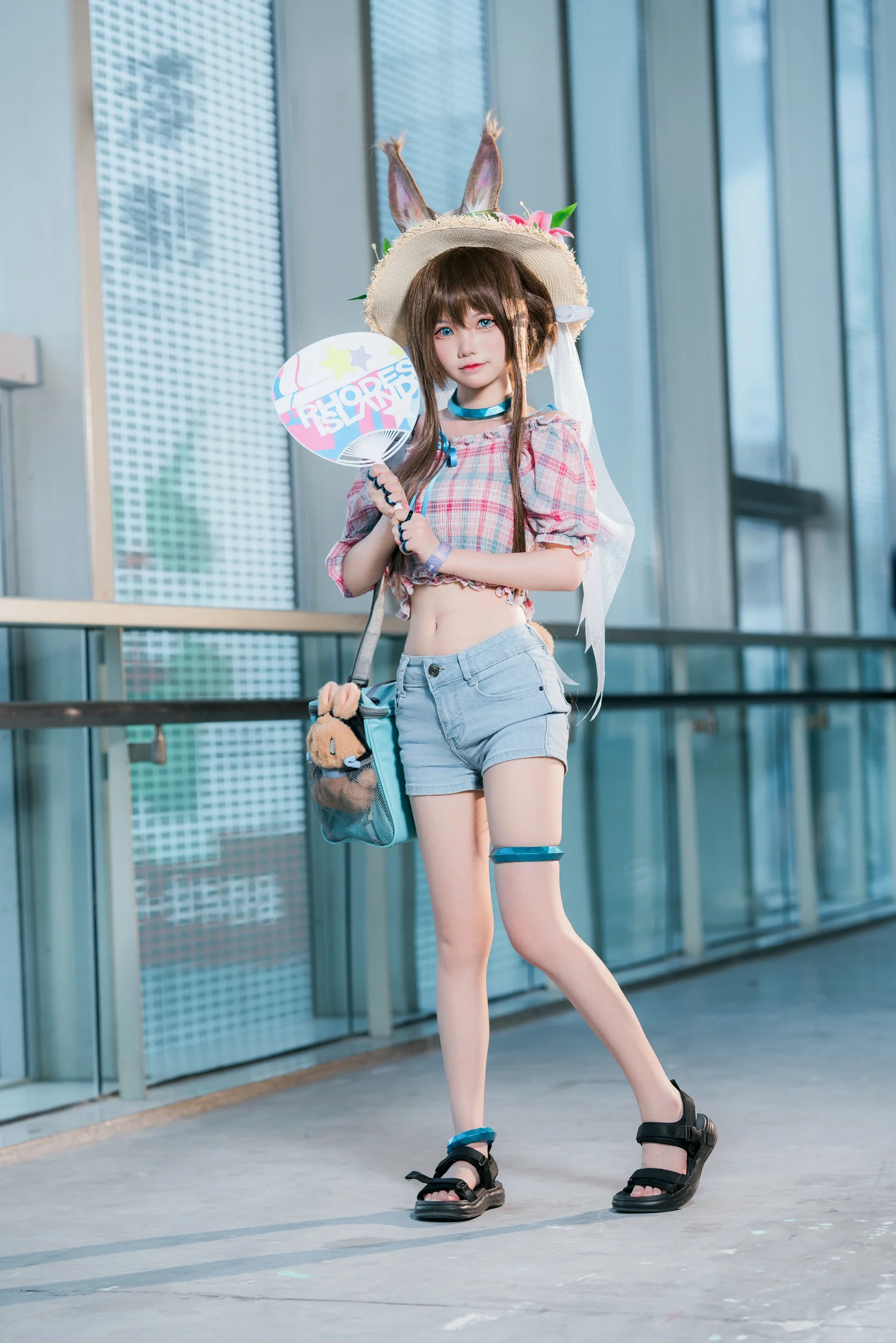 【阿米娅cos】夏日清凉穿搭，露脐装的快乐谁懂