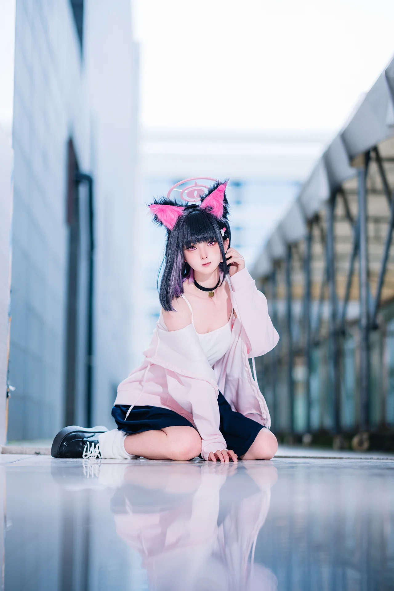 [Kyoyama Kazusa cosplay] Refreshing cat-like everyday life in Blue Archive - Image 1
