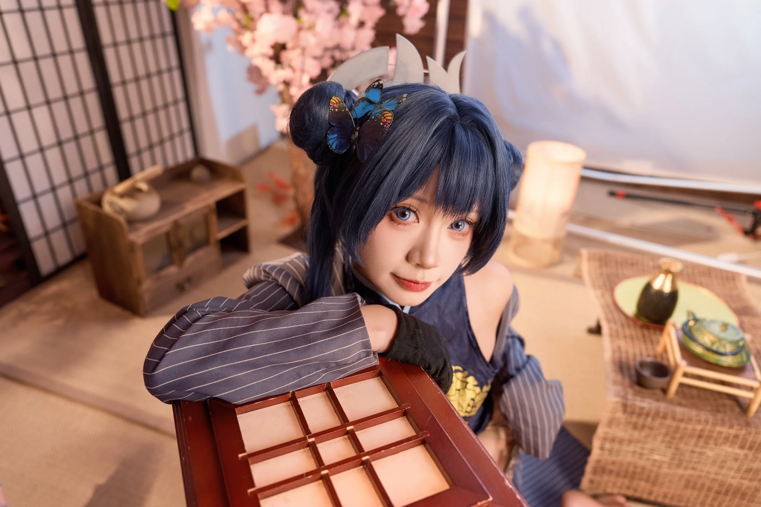 【妃咲cos】碧蓝档案中的日式和风特写 - 第 4 张