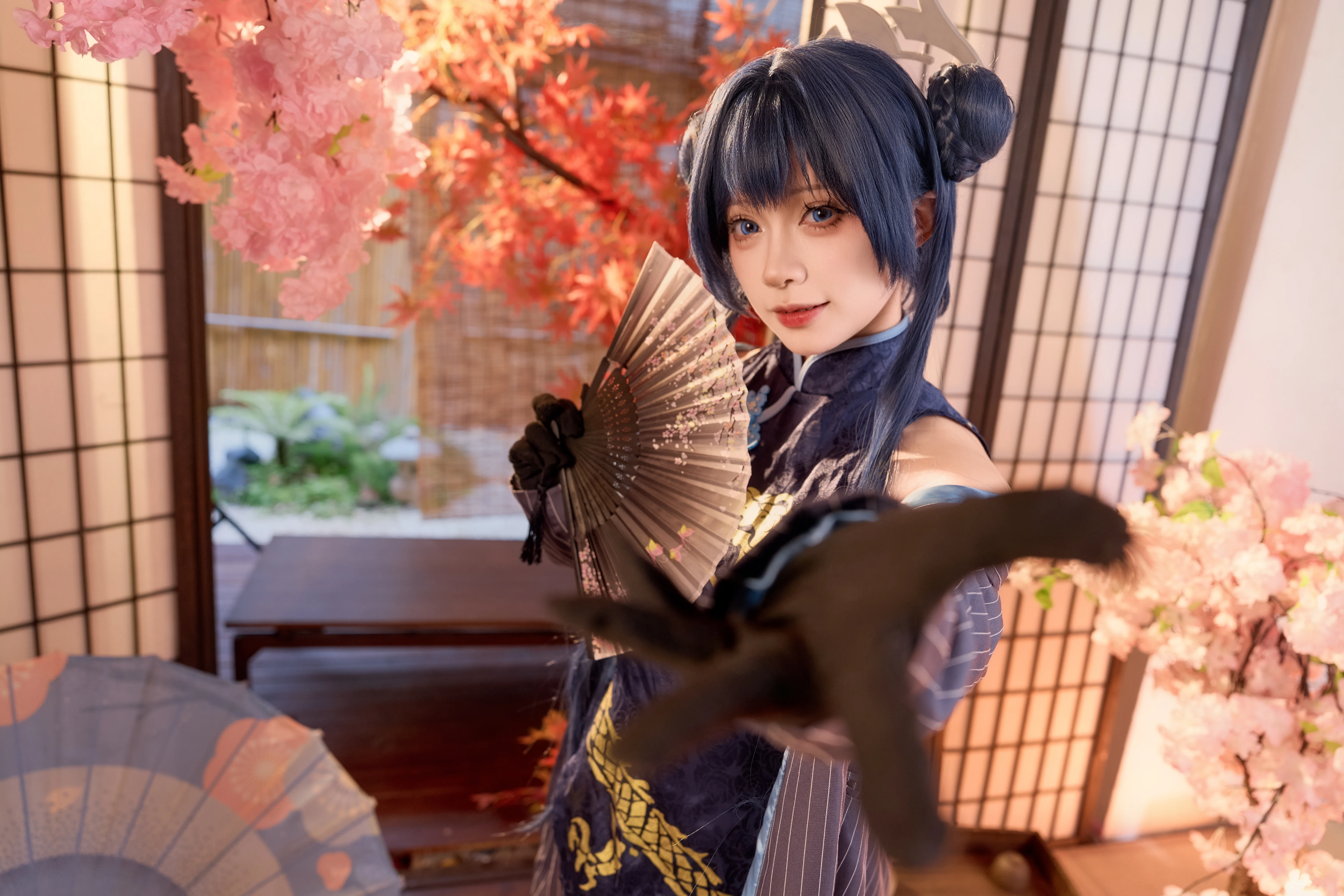 【妃咲cos】碧蓝档案中的日式和风特写 - 第 6 张
