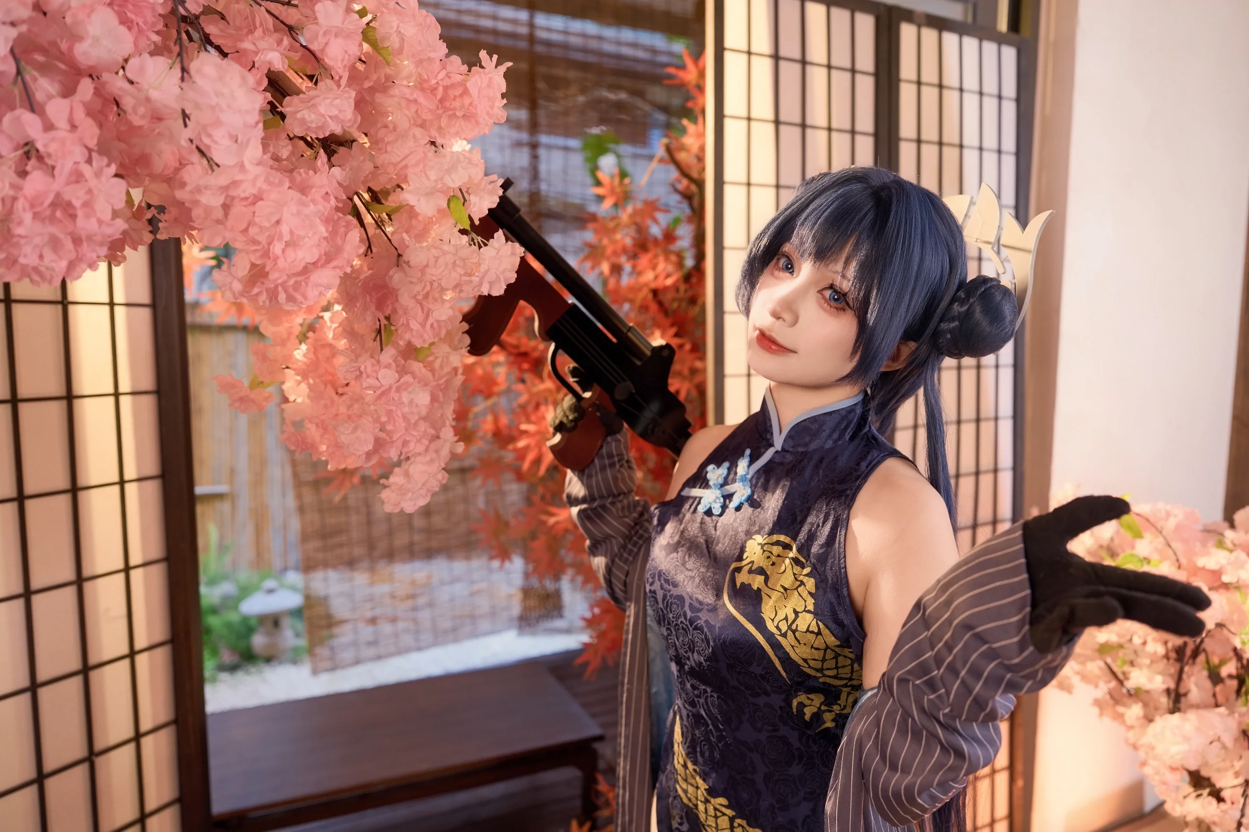 【妃咲cos】碧蓝档案中的日式和风特写 - 第 8 张