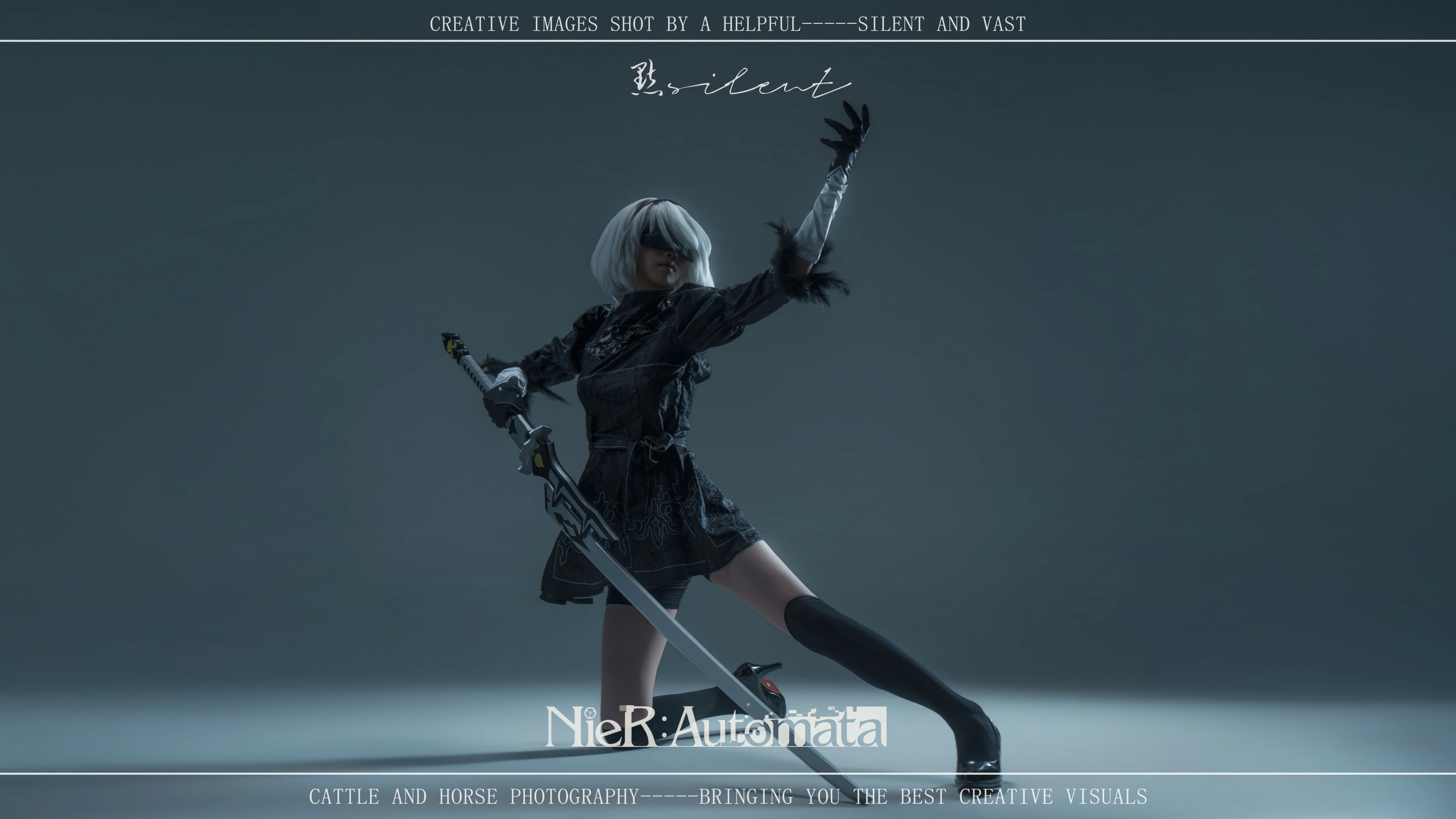 【2bcos】尼尔机械纪元，冷冽剑士的镜头瞬间呈现 - 第 8 张