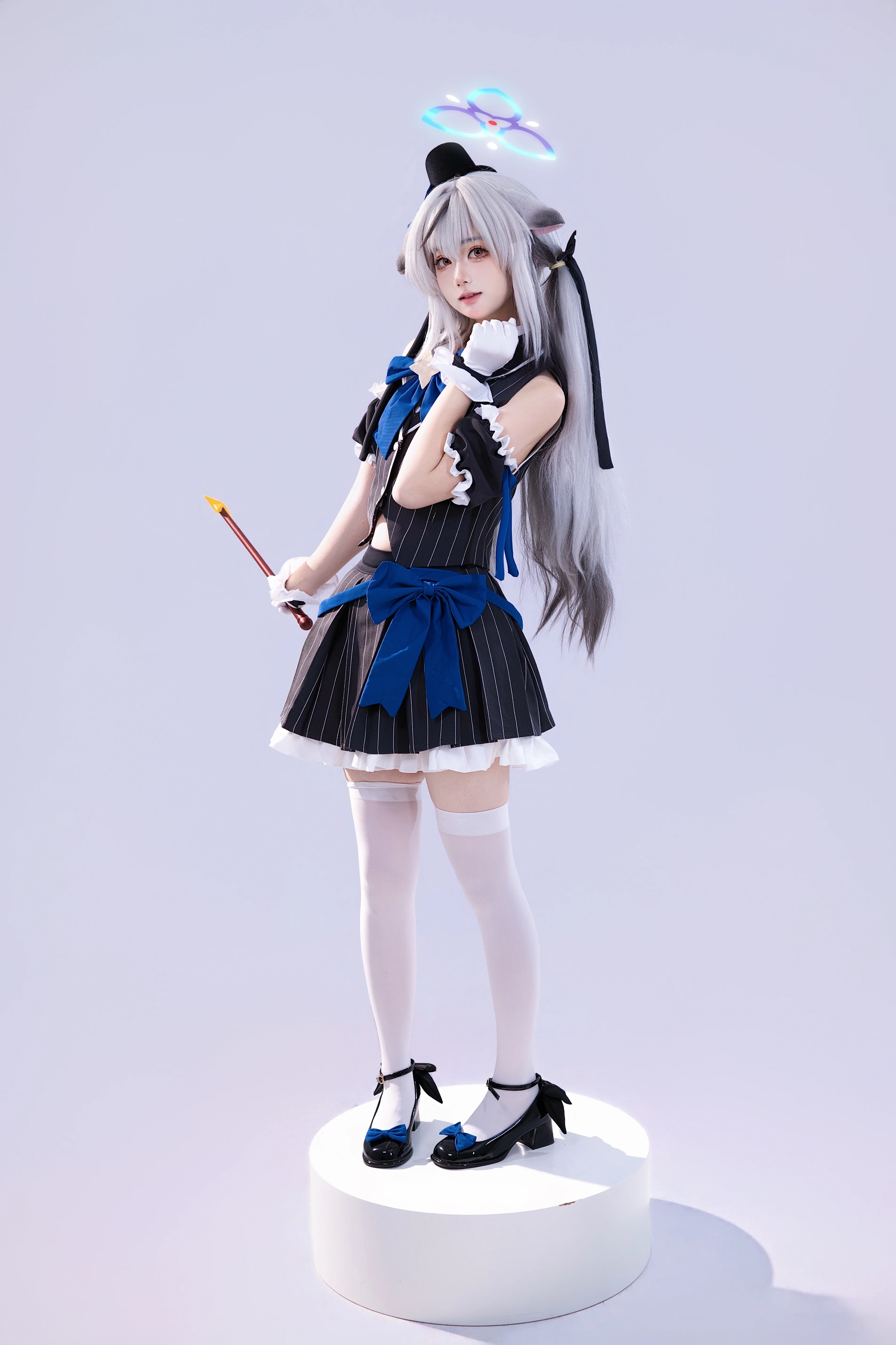 蔚蓝档案春原心奈cos，魔法少女同人设计成片 - 第 1 张
