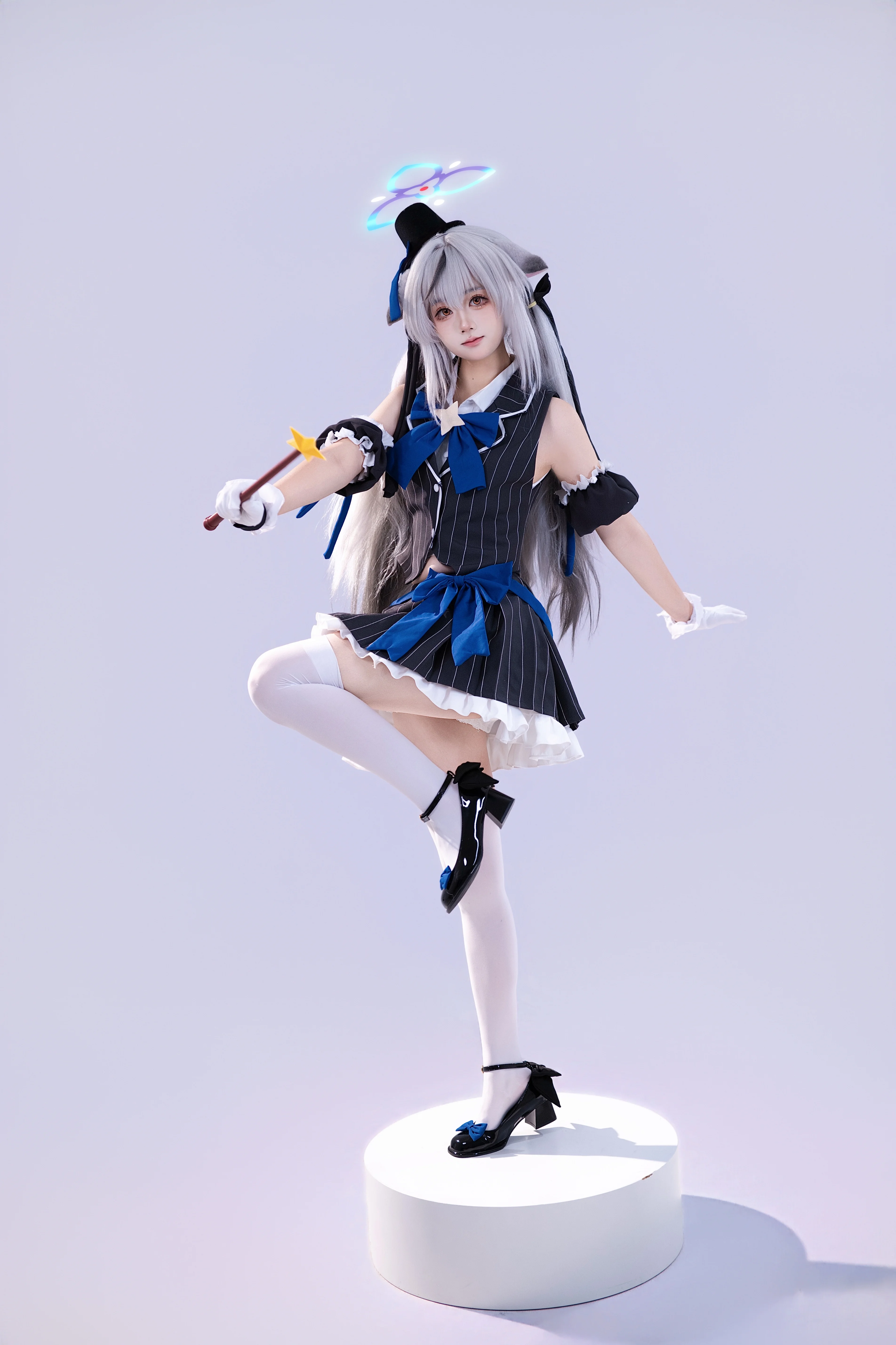 蔚蓝档案春原心奈cos，魔法少女同人设计成片