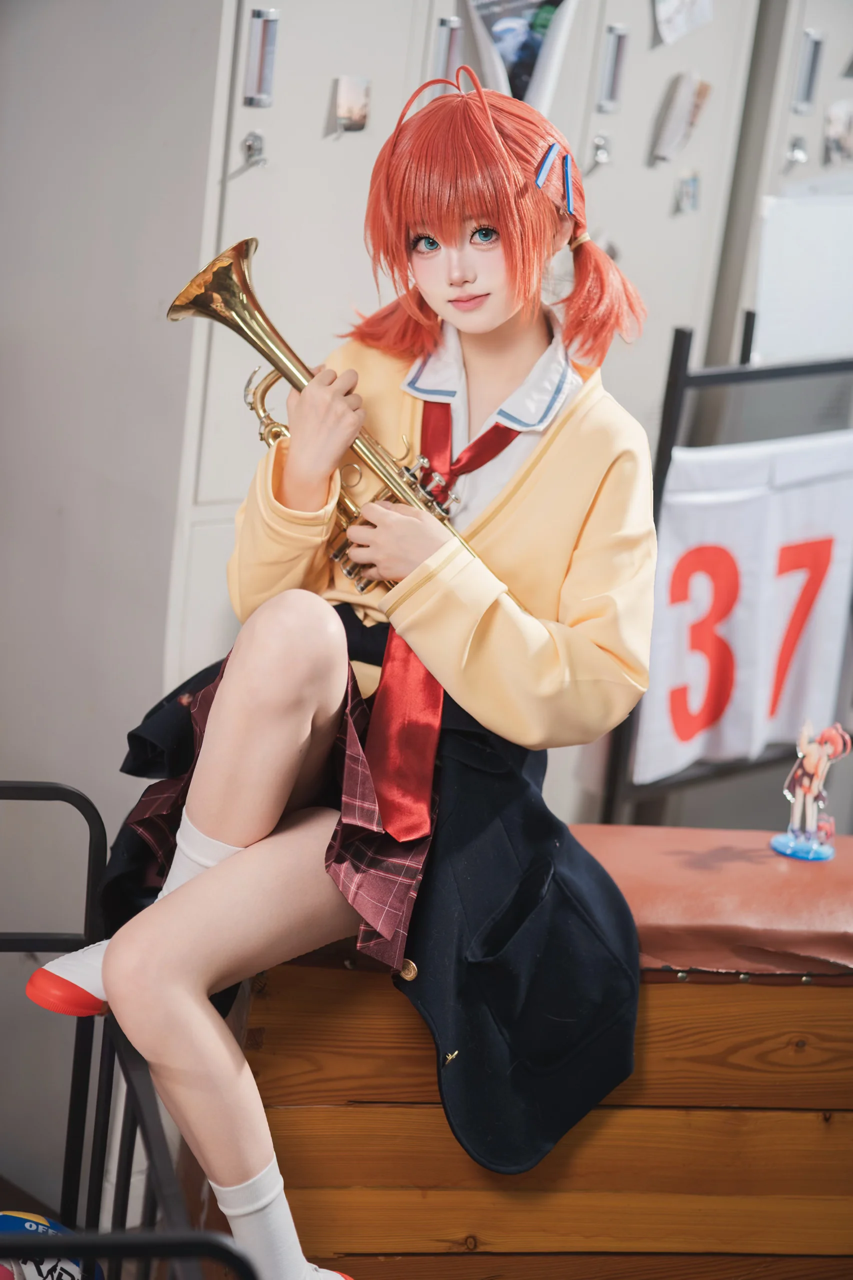 【海老原水濑cos】管乐恋曲里的元气学妹，拿上小号准备进军yuzufes - 第 1 张