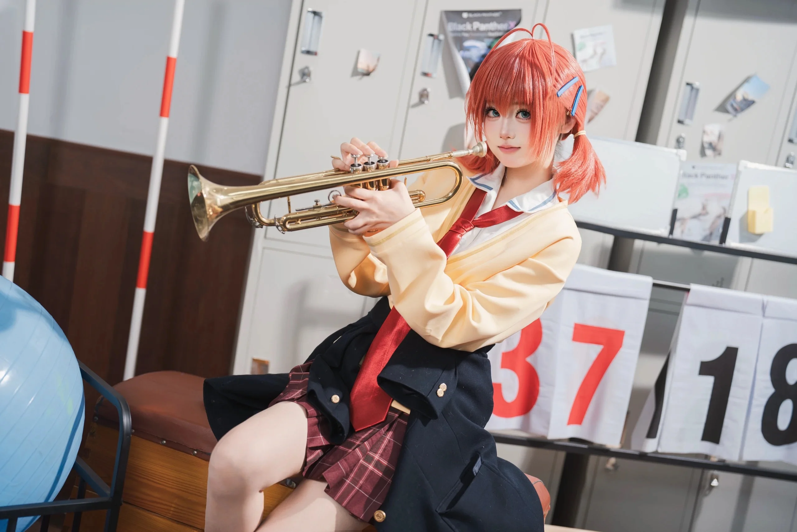 【海老原水濑cos】管乐恋曲里的元气学妹，拿上小号准备进军yuzufes - 第 2 张