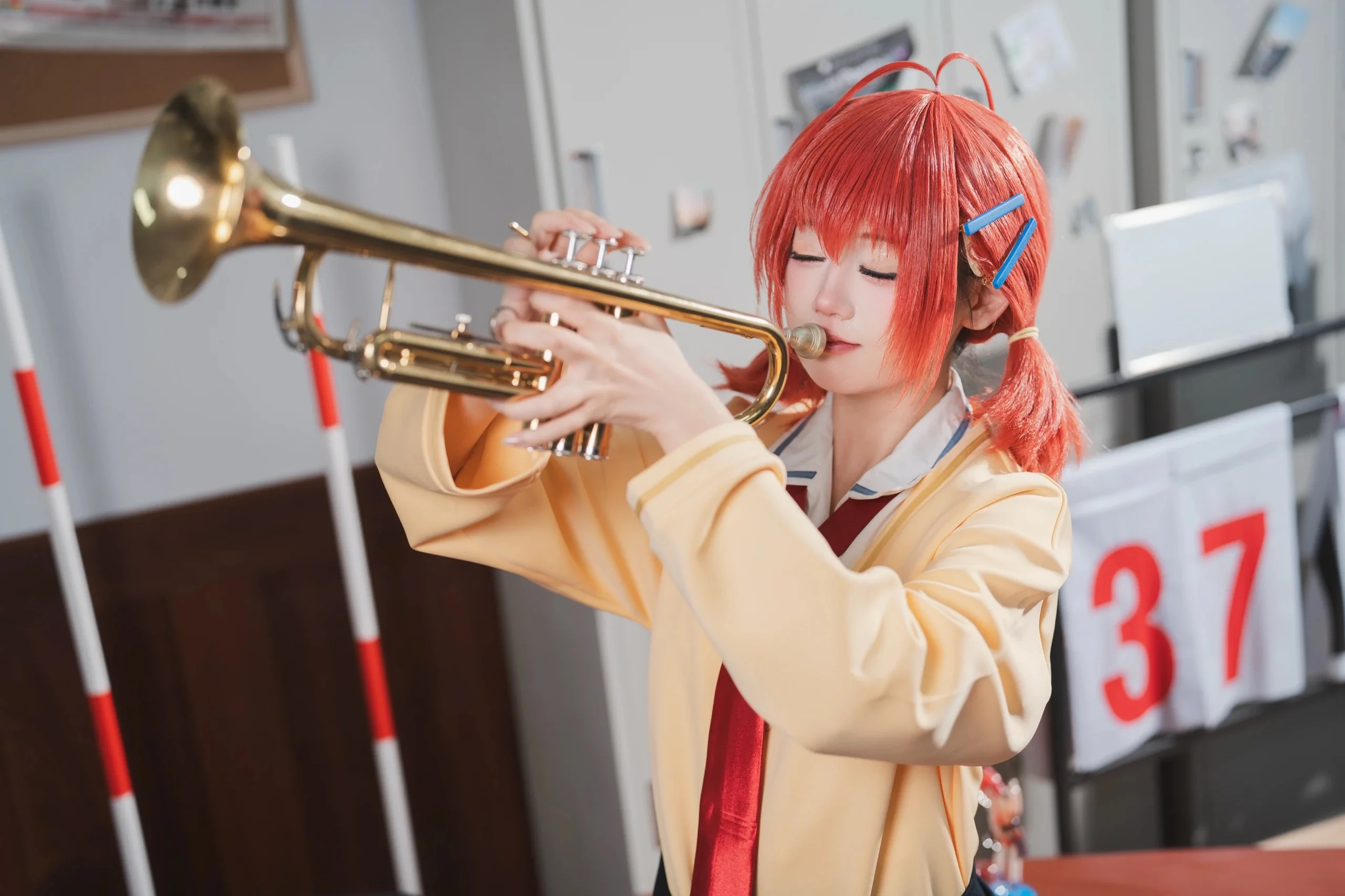 【海老原水濑cos】管乐恋曲里的元气学妹，拿上小号准备进军yuzufes - 第 3 张