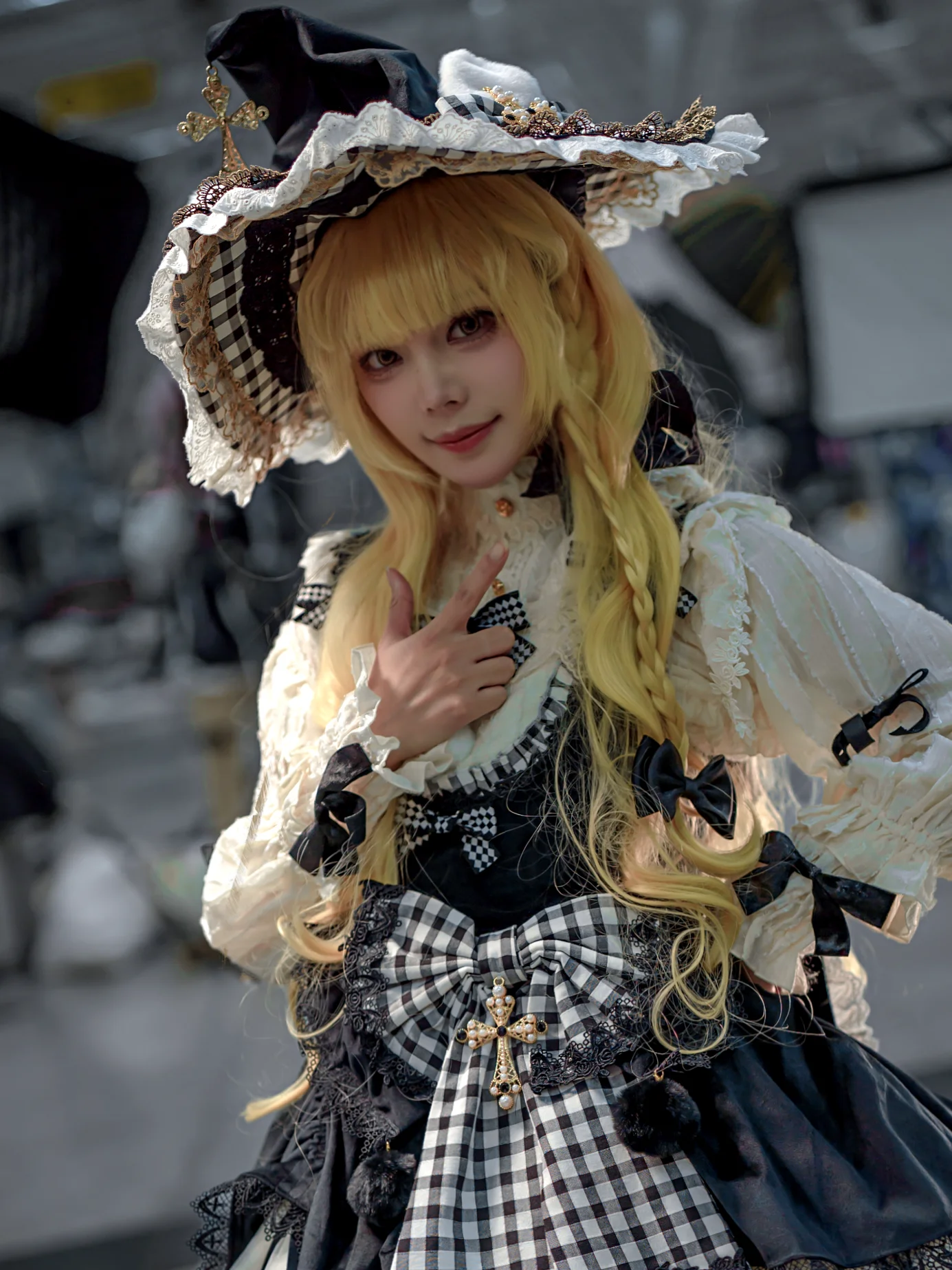 【霧雨魔理沙 コスプレ】東方夜雀食堂での二次創作風・魔法料理少女衣装 - 2 枚目