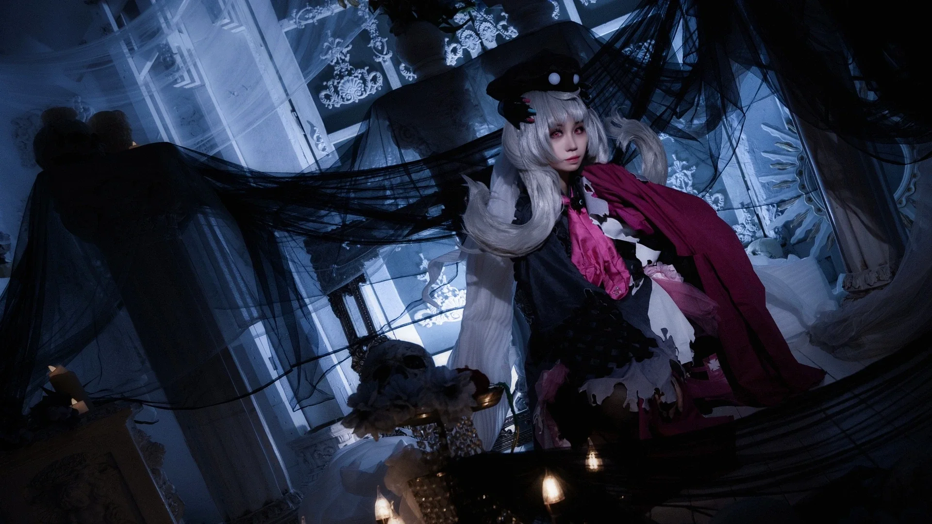 【Nijisanjien Reimu cos】哥特暗夜里的幽灵公主 - 第 1 张