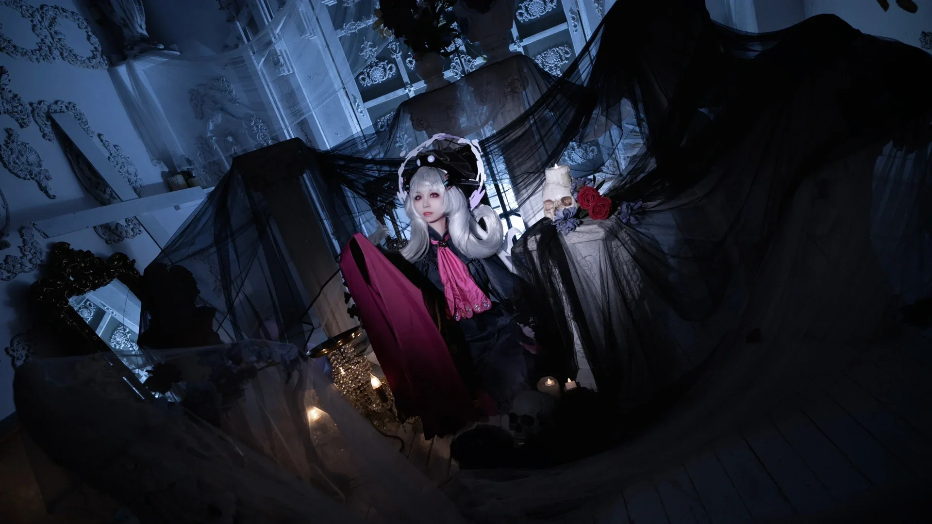 【Nijisanjien Reimu cos】哥特暗夜里的幽灵公主 - 第 3 张