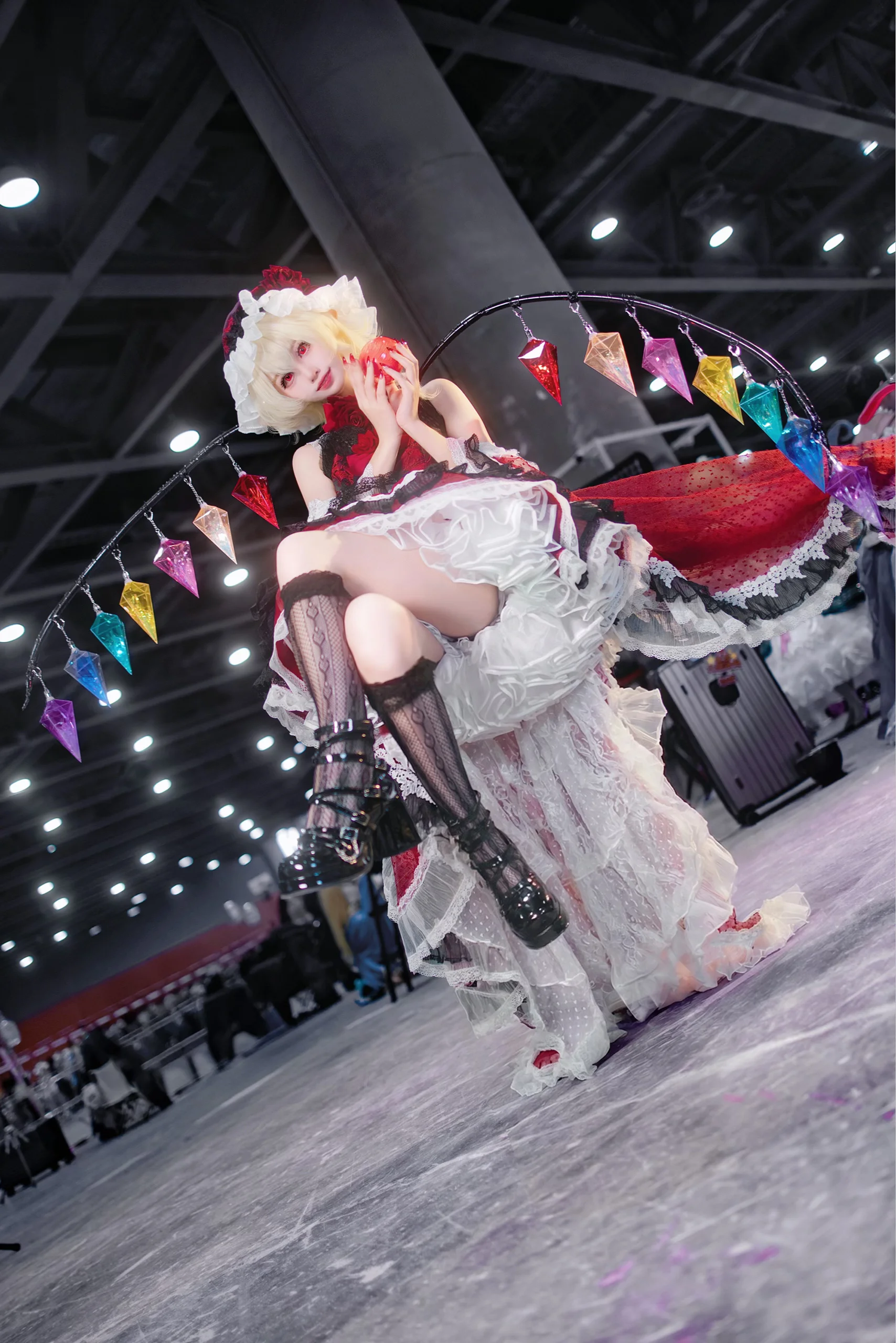 【芙兰朵露cos】东方project的绯红恶魔，广州萤火虫场照返图 - 第 4 张