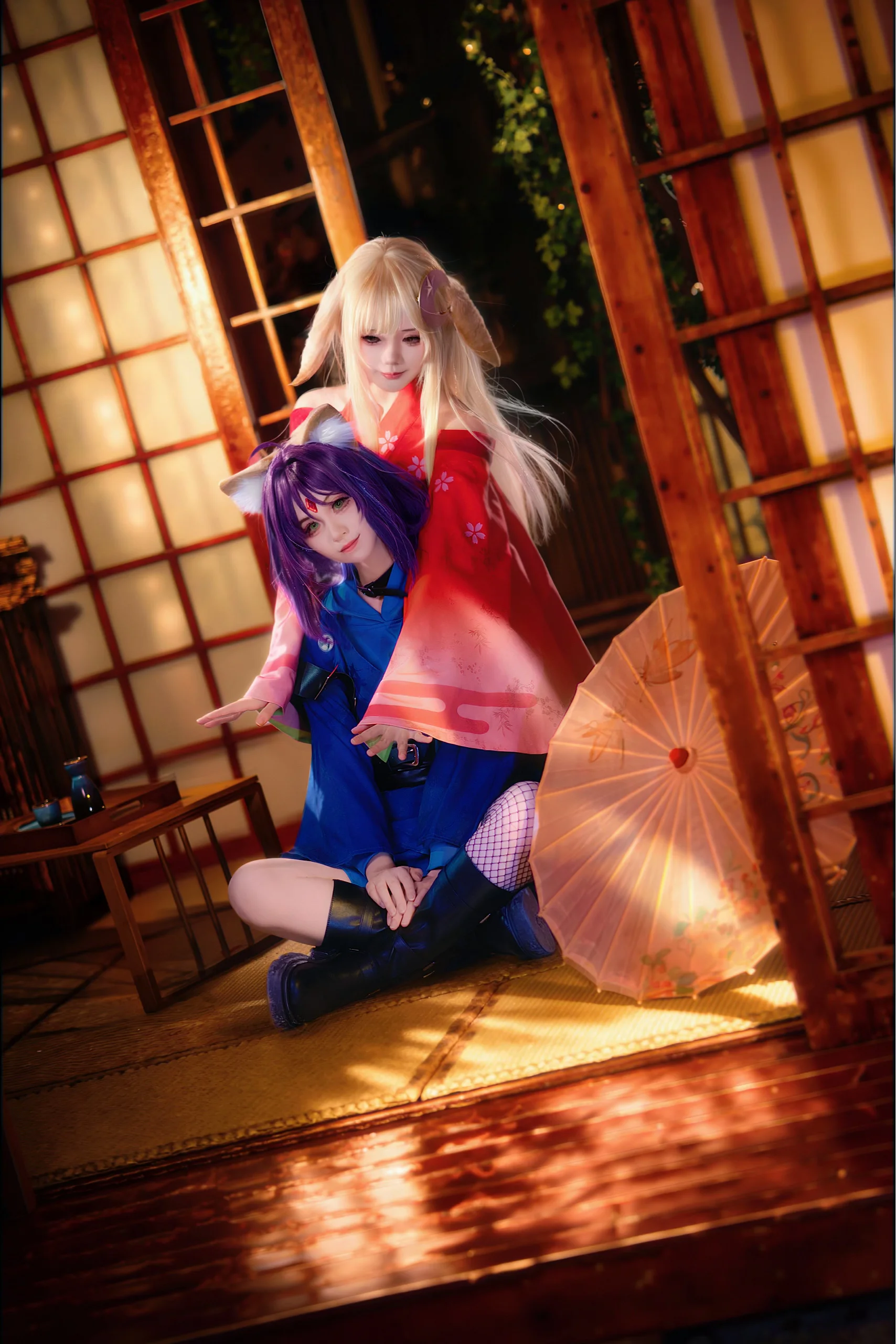 【辉夜姬cos】超时空辉夜姬，双人互动定格美好瞬间 - 第 2 张
