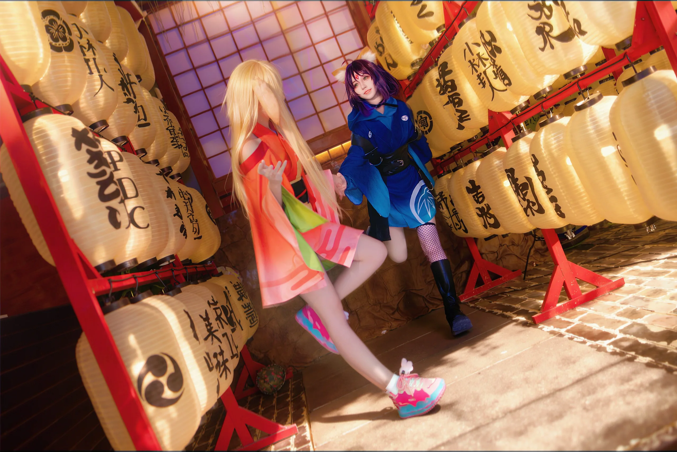 【辉夜姬cos】超时空辉夜姬，双人互动定格美好瞬间 - 第 4 张