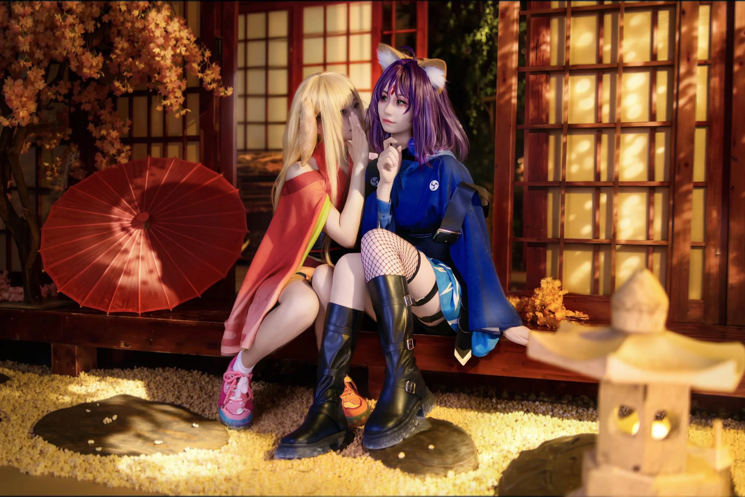 【辉夜姬cos】超时空辉夜姬，双人互动定格美好瞬间 - 第 6 张