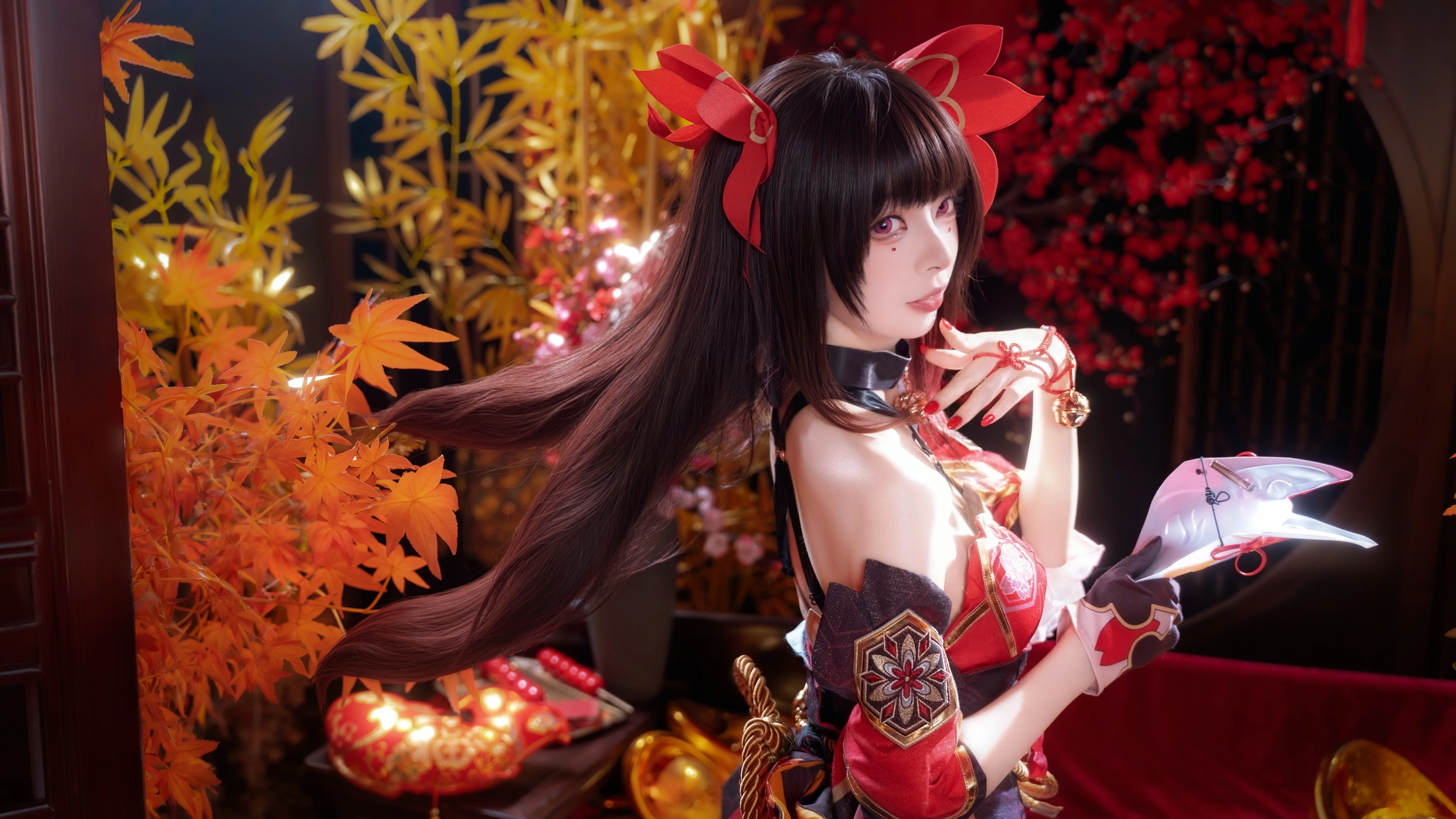 【花火cos】崩壞星穹鐵道里的紅火小惡魔，提前預熱新年 - 第 1 張
