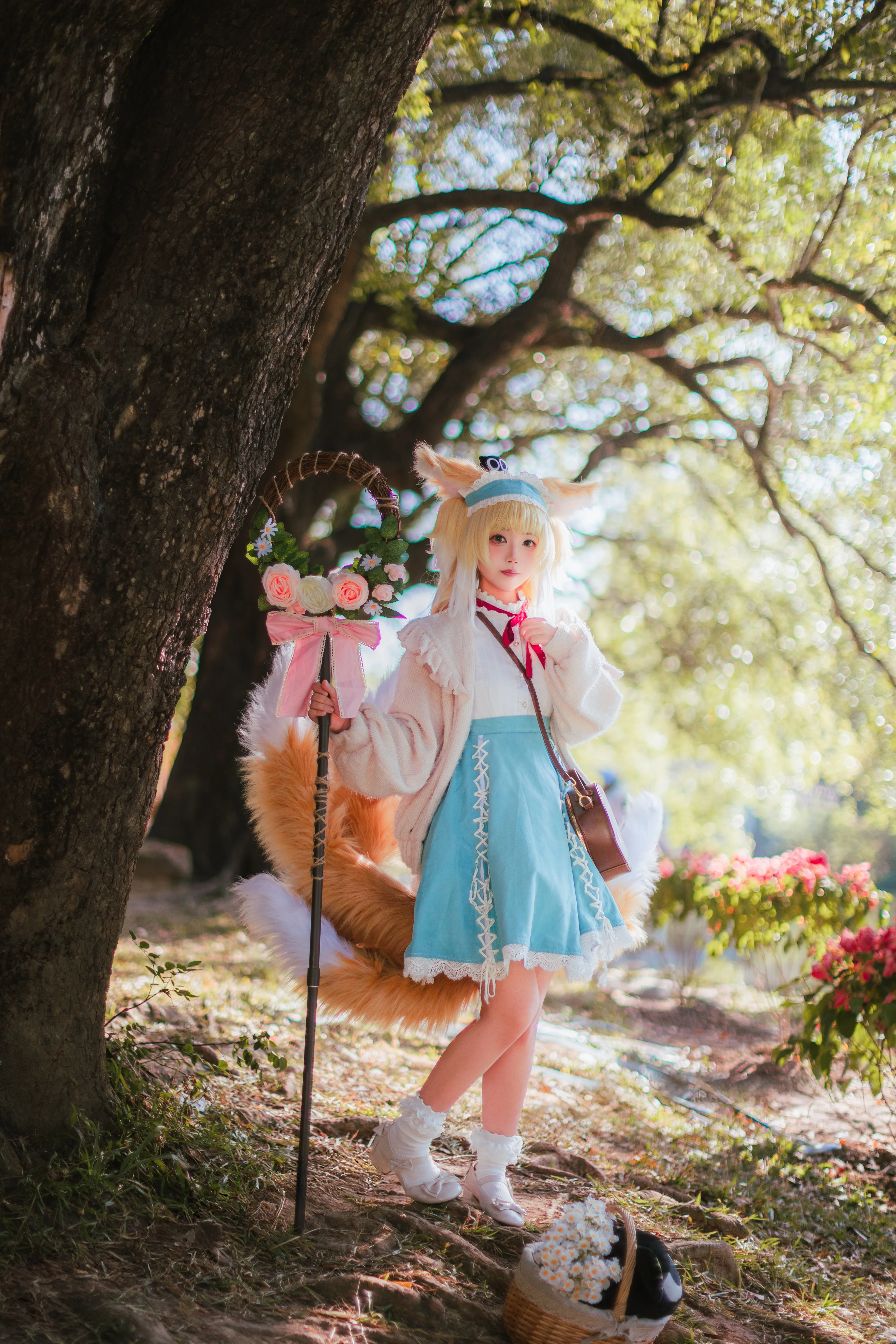 [Suzuran Cosplay] Arknights: Ode to Spring, Wandering Under the Giant Banyan Tree - Image 7