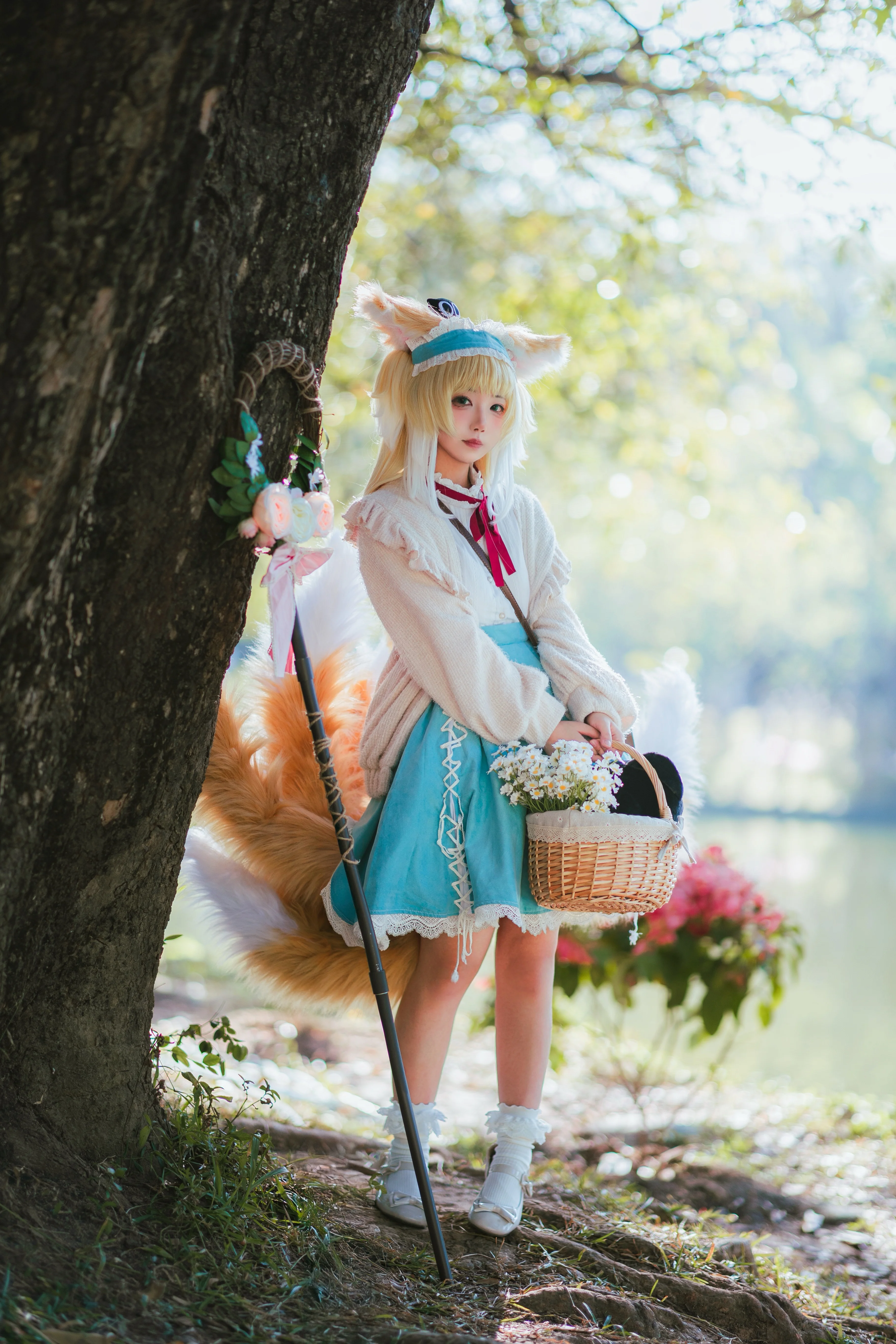 [Suzuran Cosplay] Arknights: Ode to Spring, Wandering Under the Giant Banyan Tree - Image 8