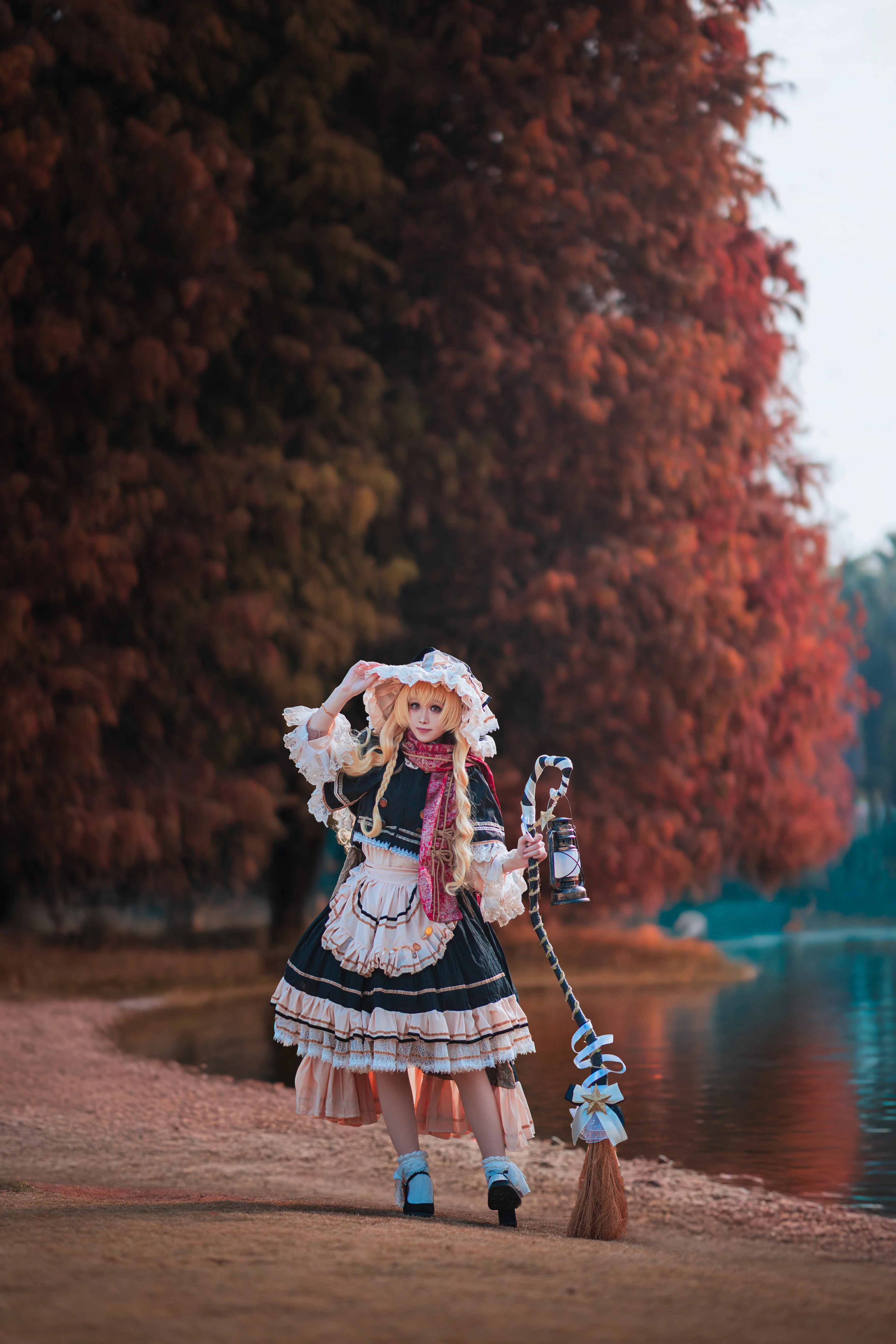 [Marisa Cosplay] Redwood Forest Autumn Cosplay Photoshoot Share - Image 1