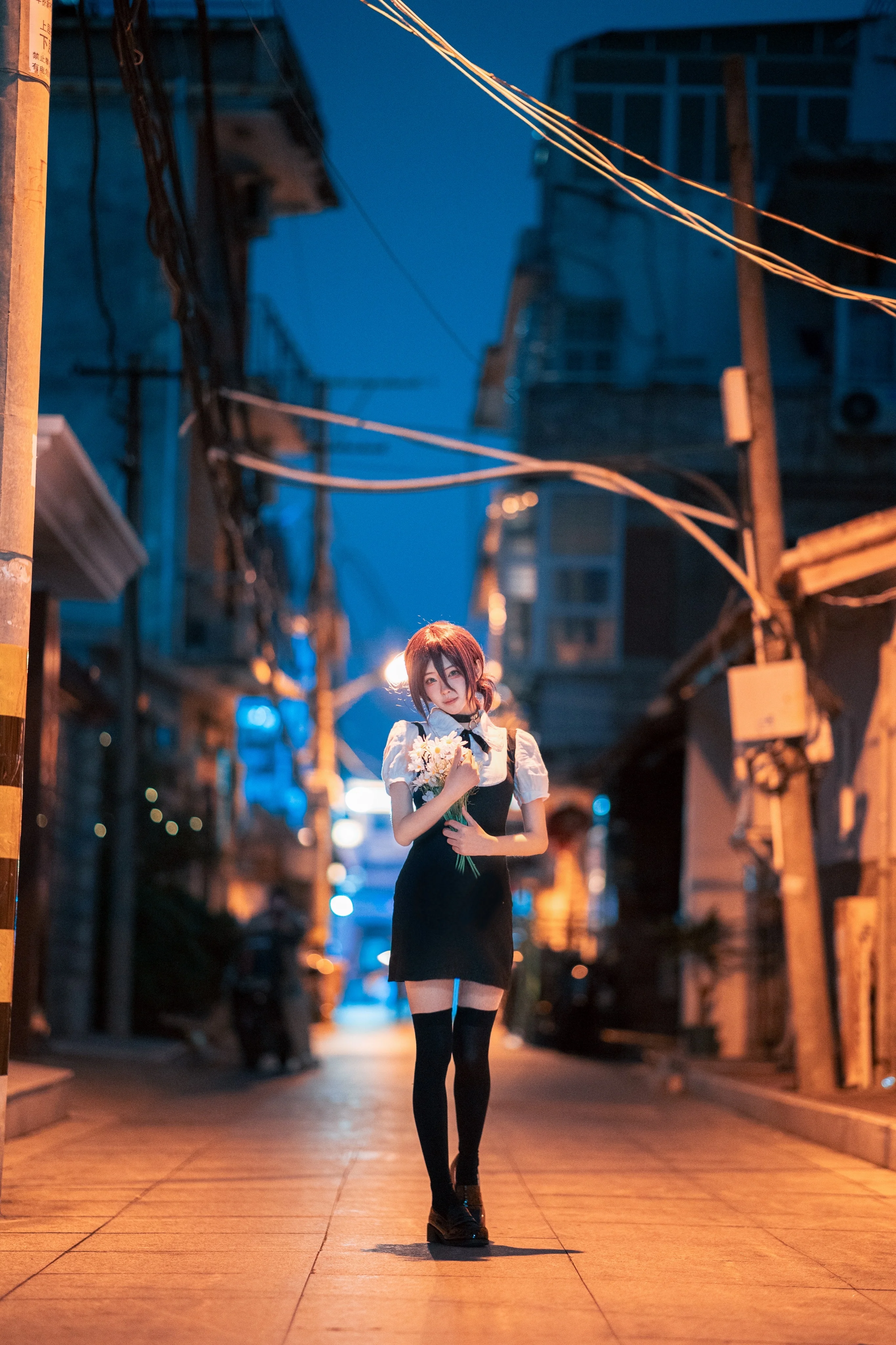 【蕾塞cos】电锯人原片，街头巷尾的那一抹夜色