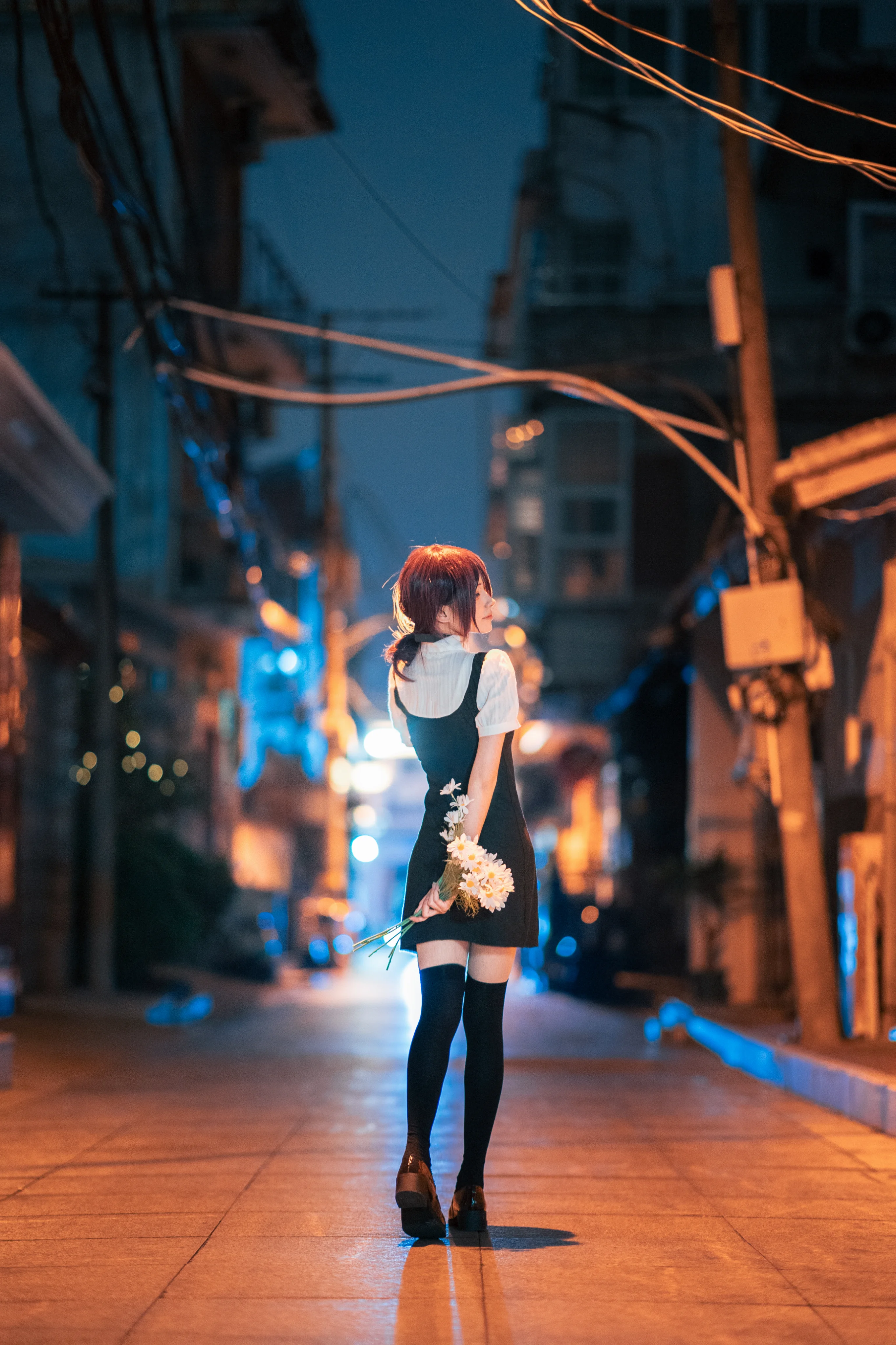 【蕾塞cos】电锯人原片，街头巷尾的那一抹夜色 - 第 2 张