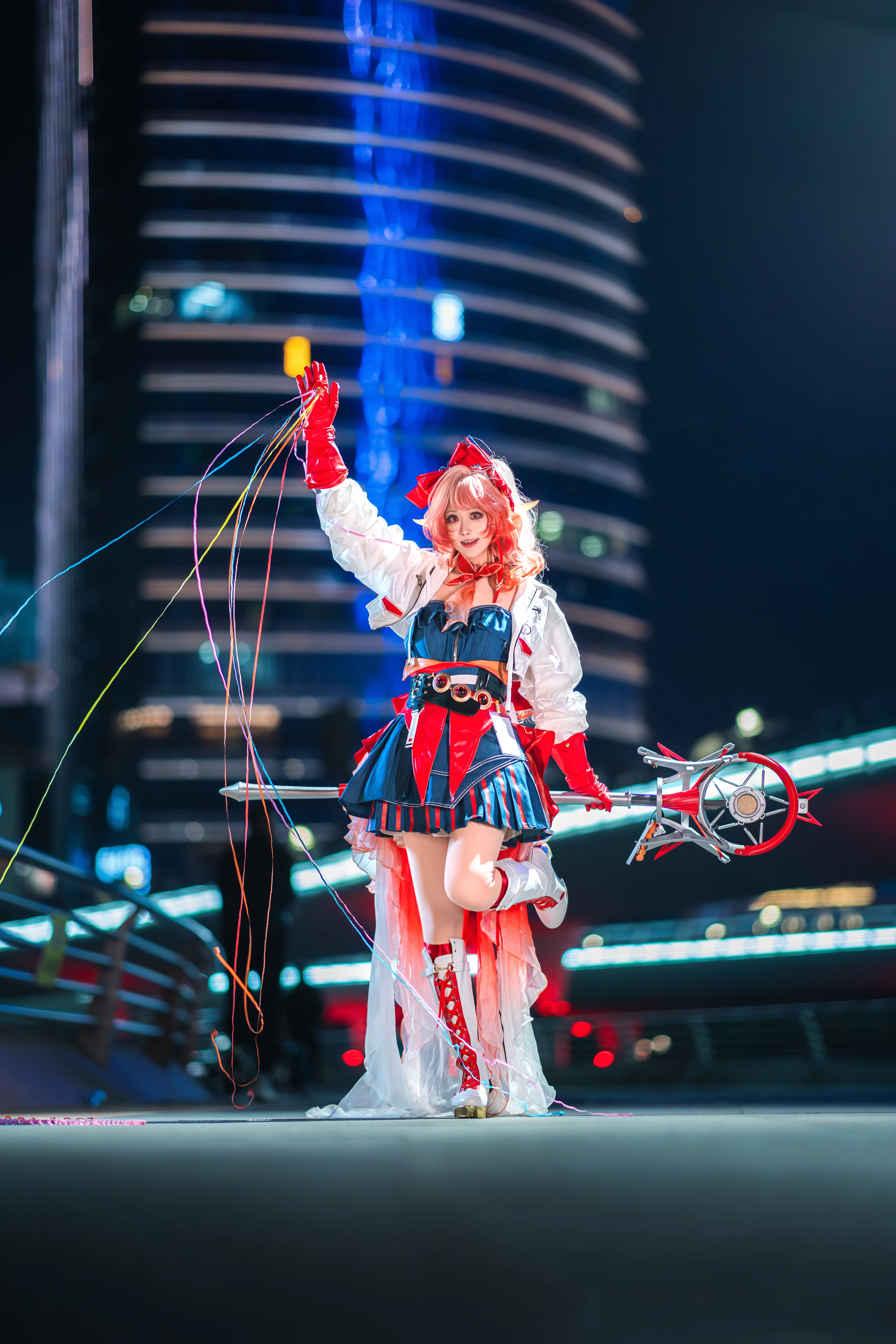 【萌萌香cos】明日方舟的夜晚，握紧法杖的小偶像