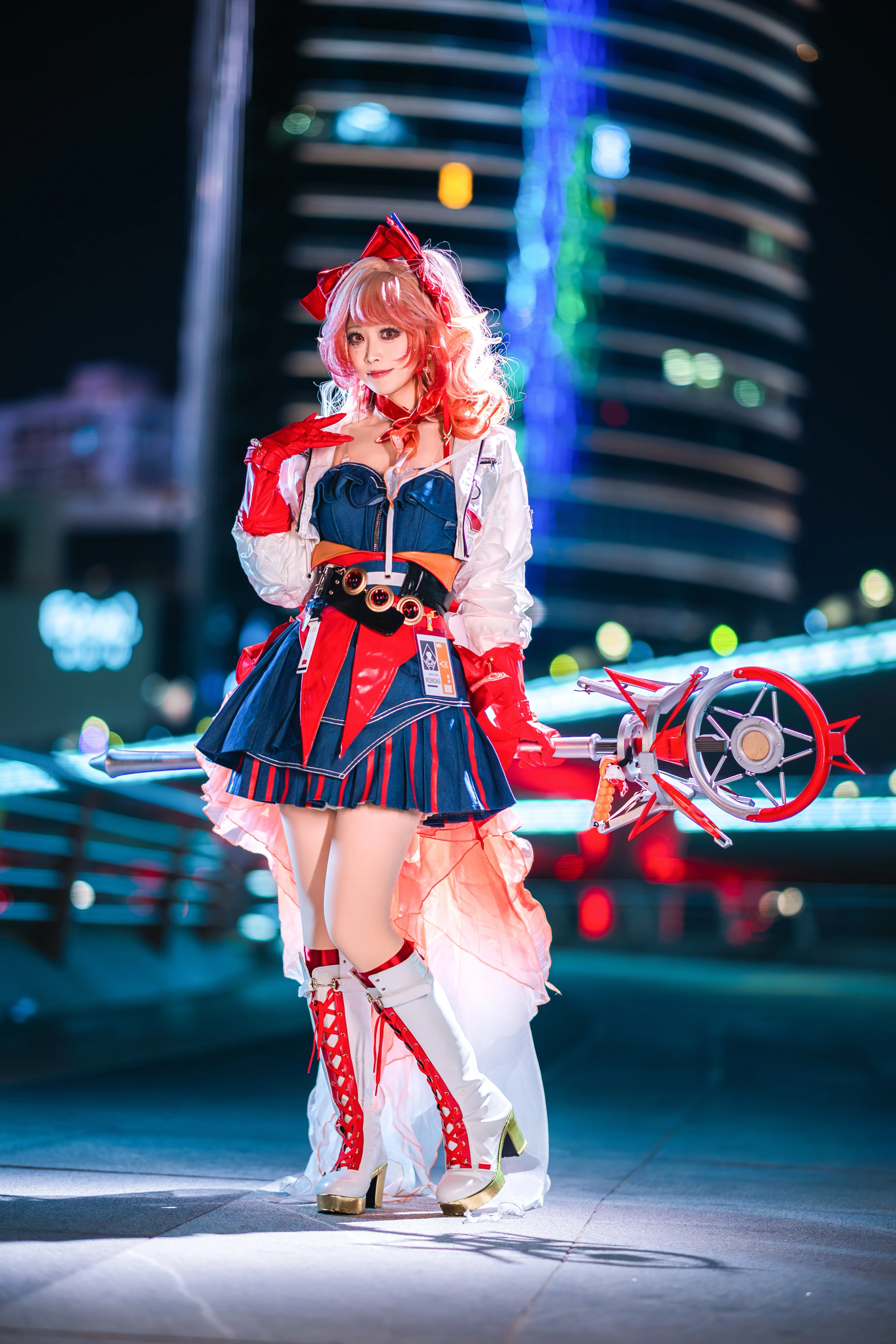【萌萌香cos】明日方舟的夜晚，握紧法杖的小偶像 - 第 8 张