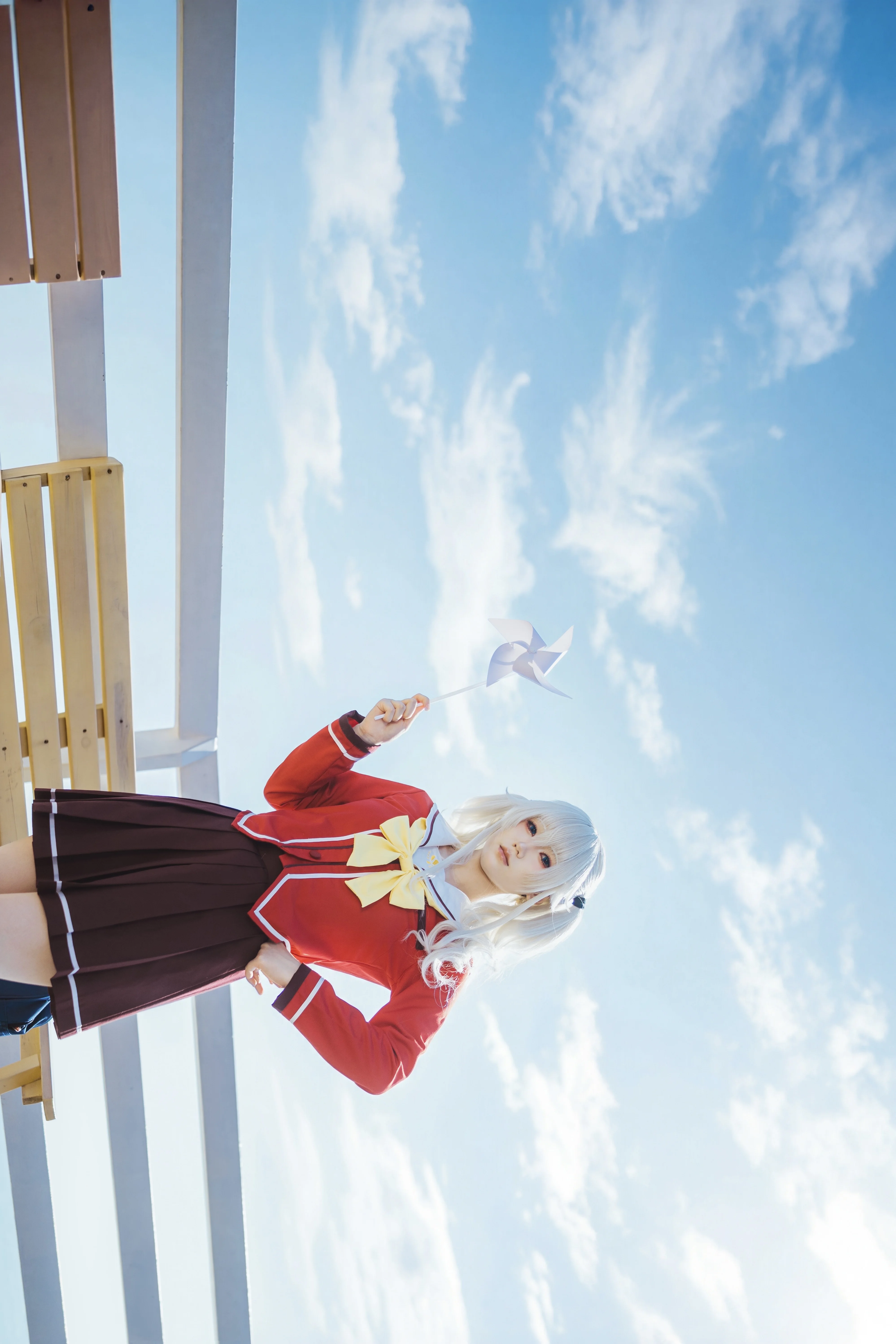 【友莉奈绪cos】Charlotte 海风中的定格 - 第 17 张